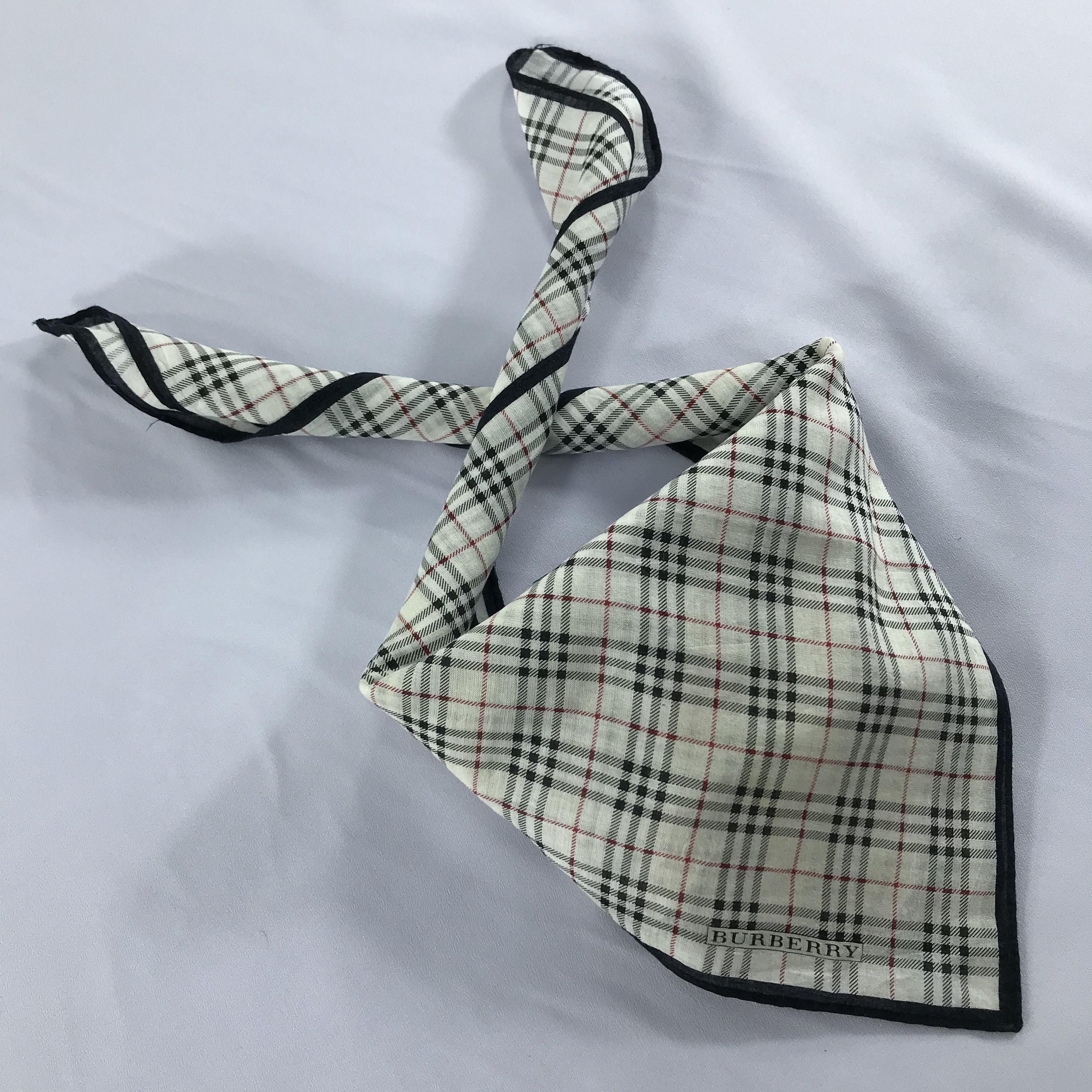 Burberry × Vintage Burberry Neckerchief / Bandana / Handkerchief Size ONE SIZE - 2 Thumbnail