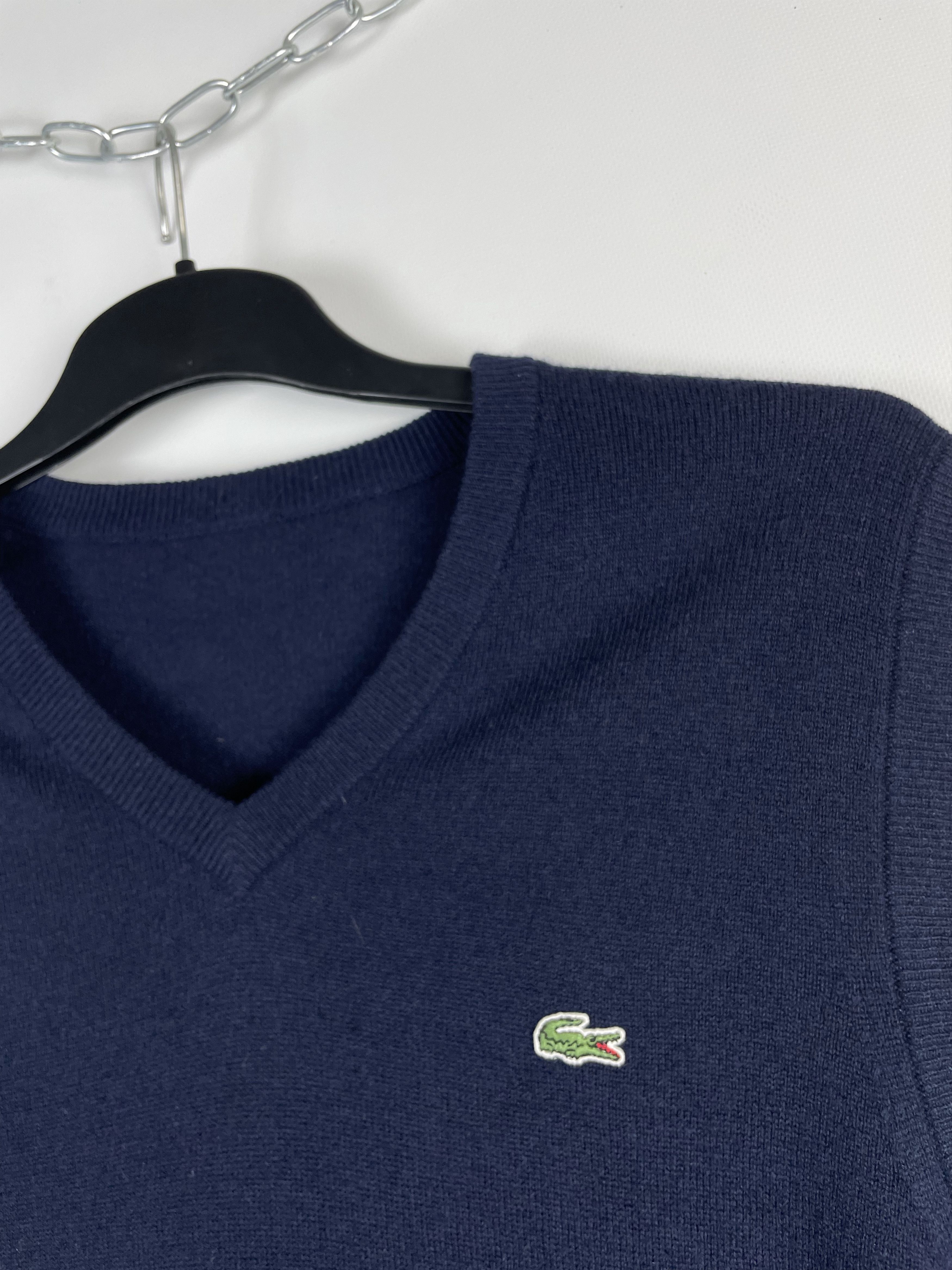 Lacoste Vintage Lacoste vest knit 90s Size US M / EU 48-50 / 2 - 4 Thumbnail