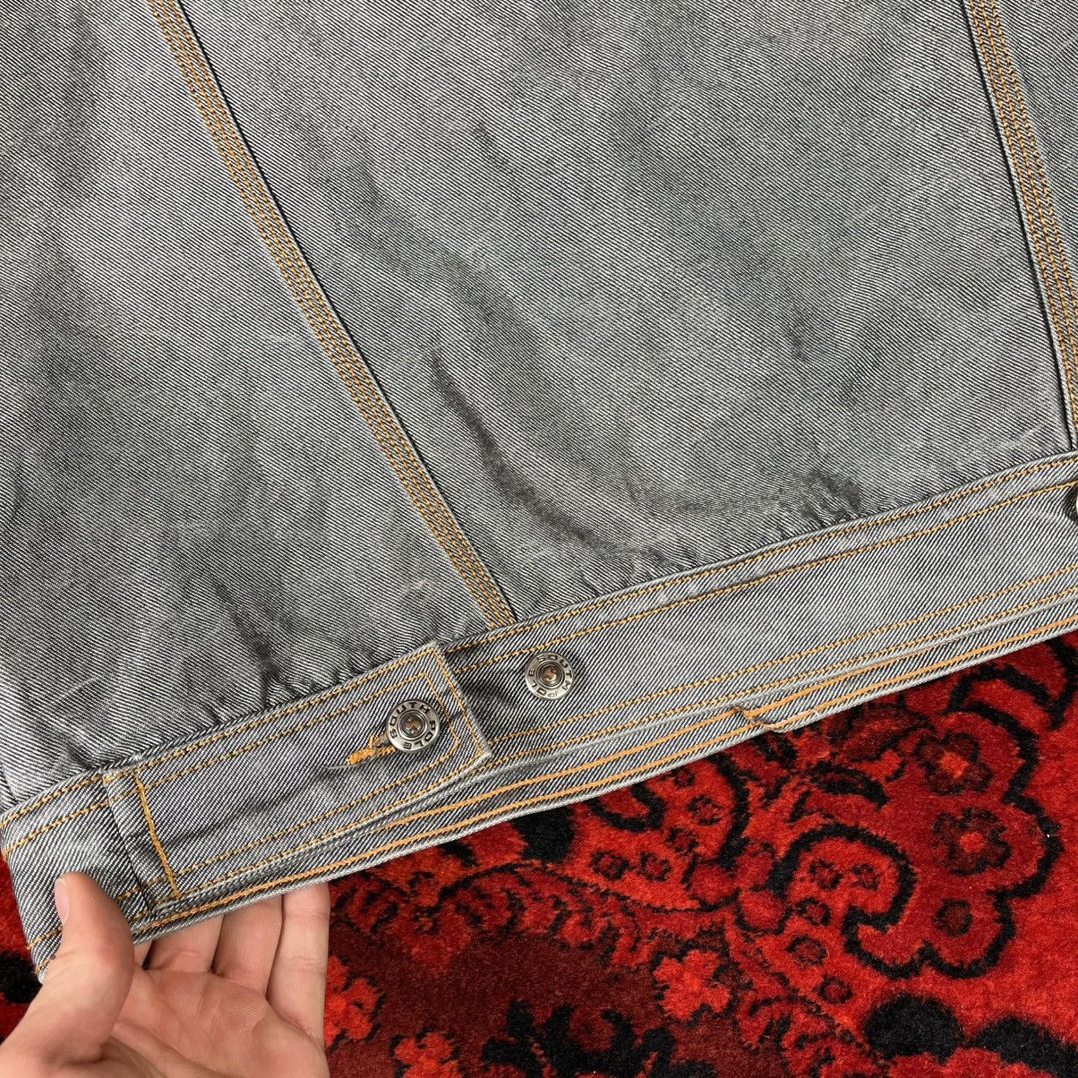 Southpole Vintage 90s Y2K Reflective Chrome South Pole Denim Jacket Size US M / EU 48-50 / 2 - 8 Thumbnail