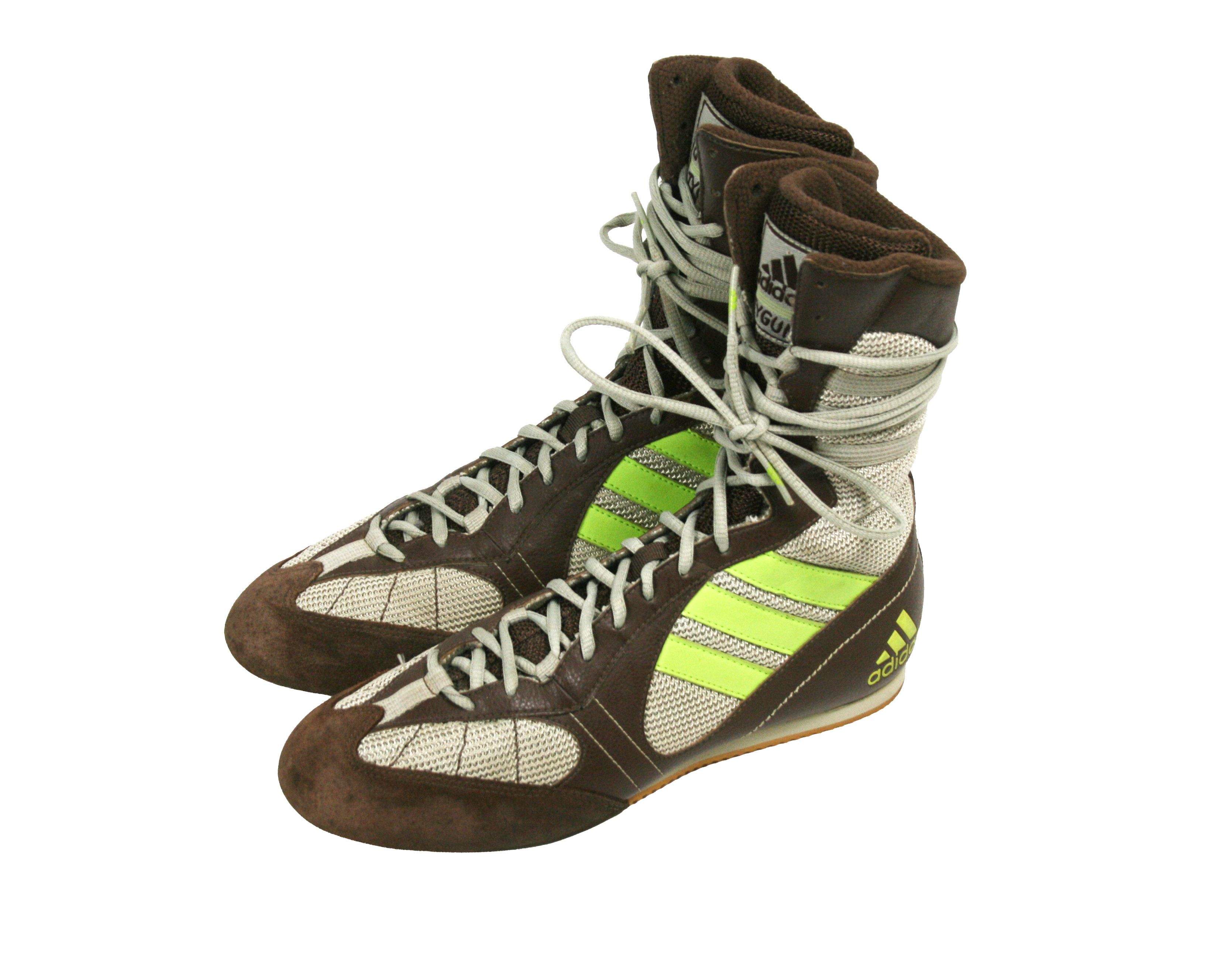 Adidas 2004 Tygun Boxing Y2K High Laced Boots Vintage Size US 8 / IT 38 - 3 Thumbnail