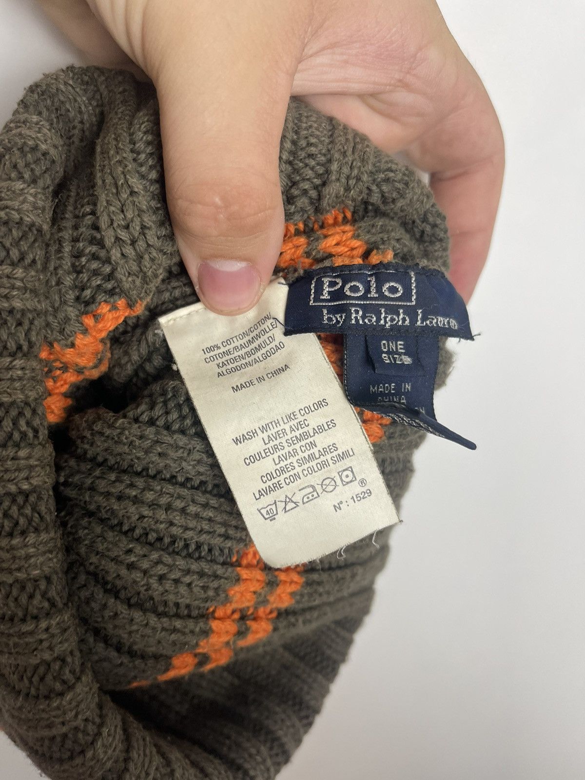 Polo Ralph Lauren × Ralph Lauren × Vintage Ralph Lauren Beanie Hat knit Size ONE SIZE - 5 Thumbnail