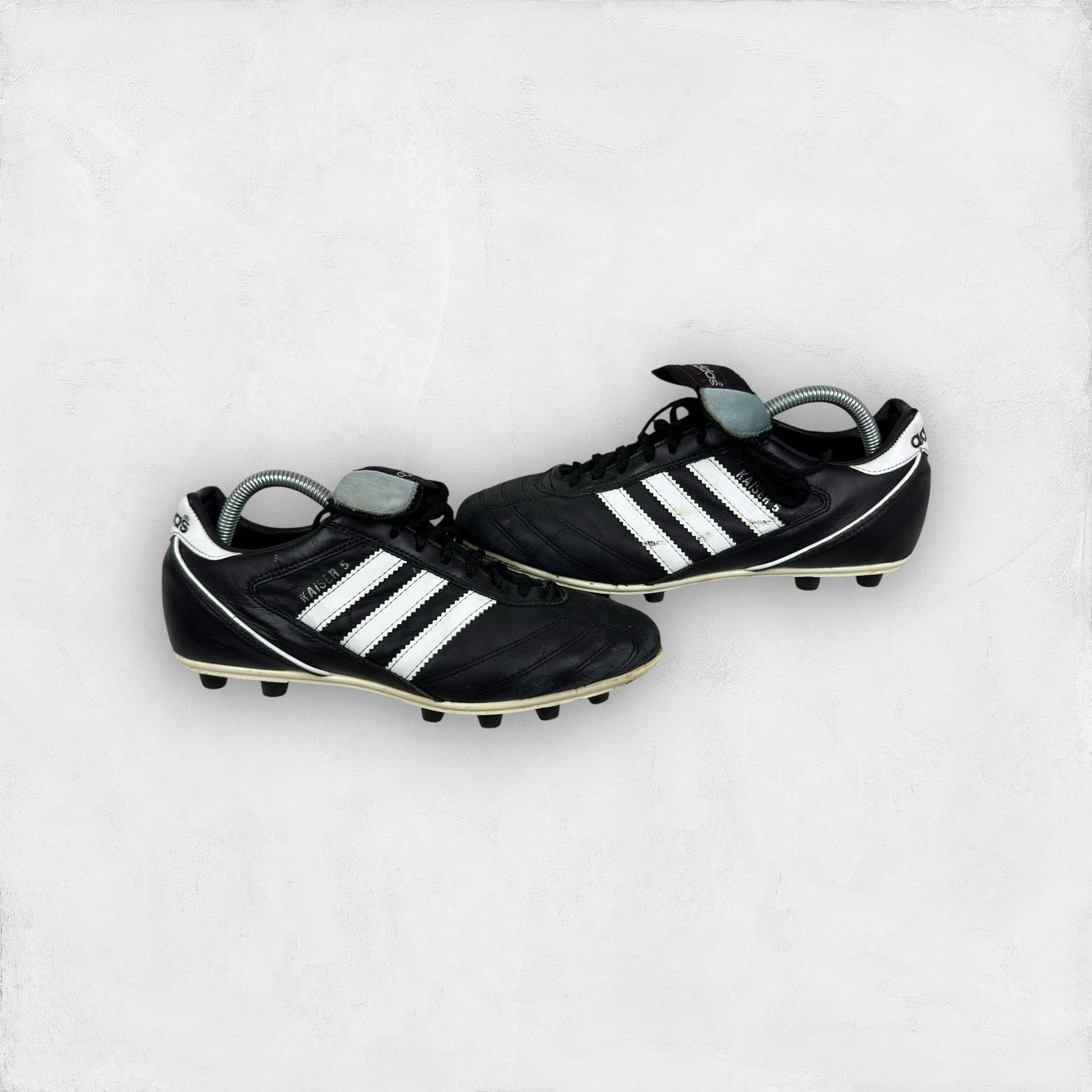 Adidas Kaiser Liga 033201 Mens Black White Soccer Boots
