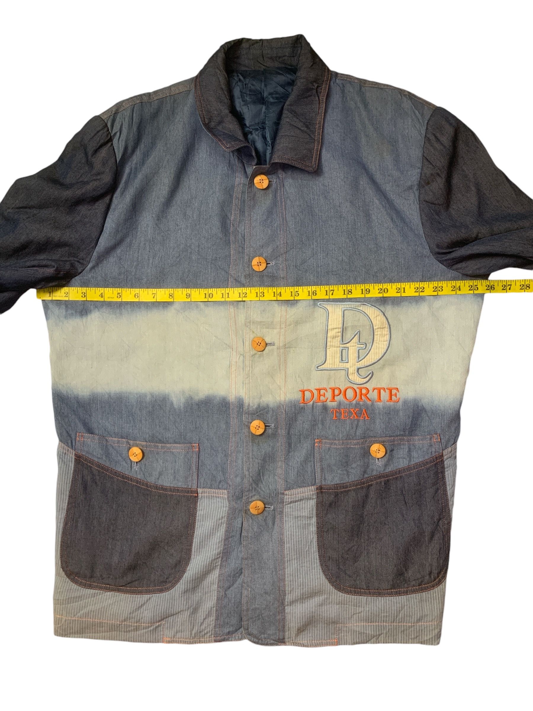 Designer × Japanese Brand Rare Design Deporte Texa Soft Denim Coats Size XL / US 12-14 / IT 48-50 - 10 Thumbnail