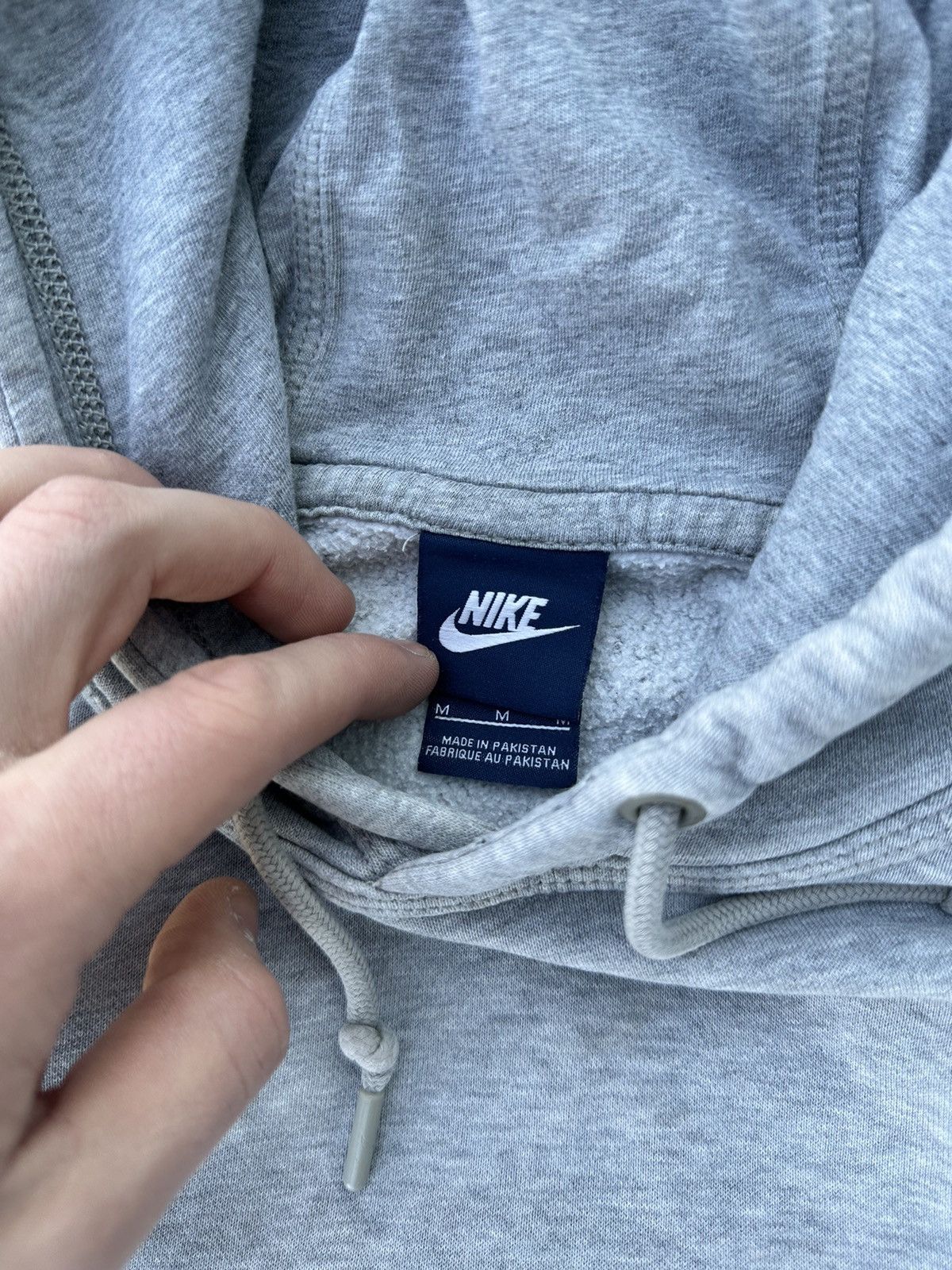 Nike × Vintage Vintage Nike Small Swoosh Boxy Hoodie Size US M / EU 48-50 / 2 - 3 Thumbnail