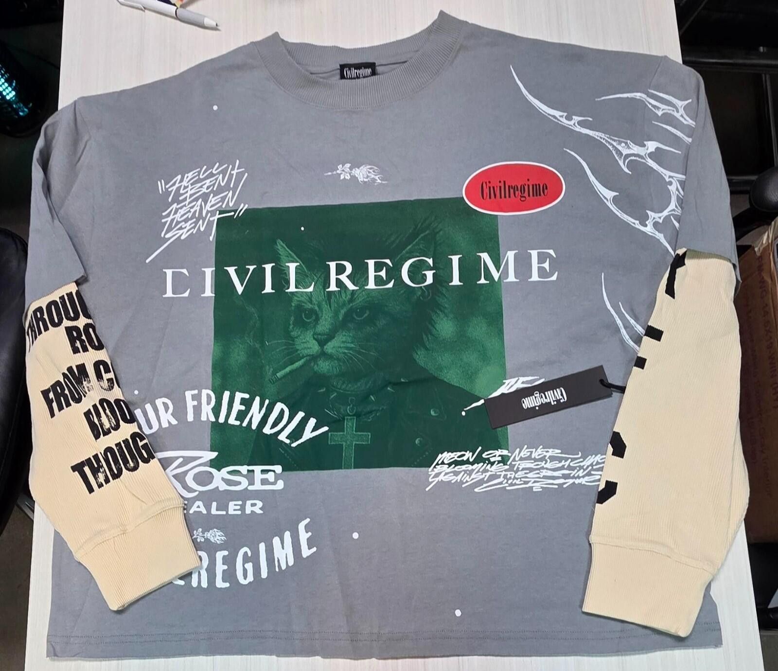Civil Regime Civil Regime Rose Dealer Ash Grey/Butter mens large Size US L / EU 52-54 / 3 - 1 Thumbnail