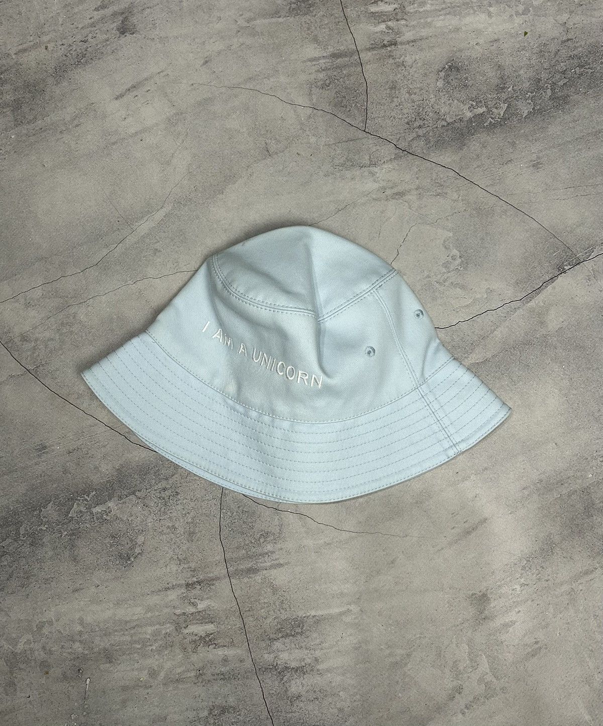 Burberry Women Burberry Blue Fisherman Hat with Animal Embroidery Size ONE SIZE - 1 Thumbnail