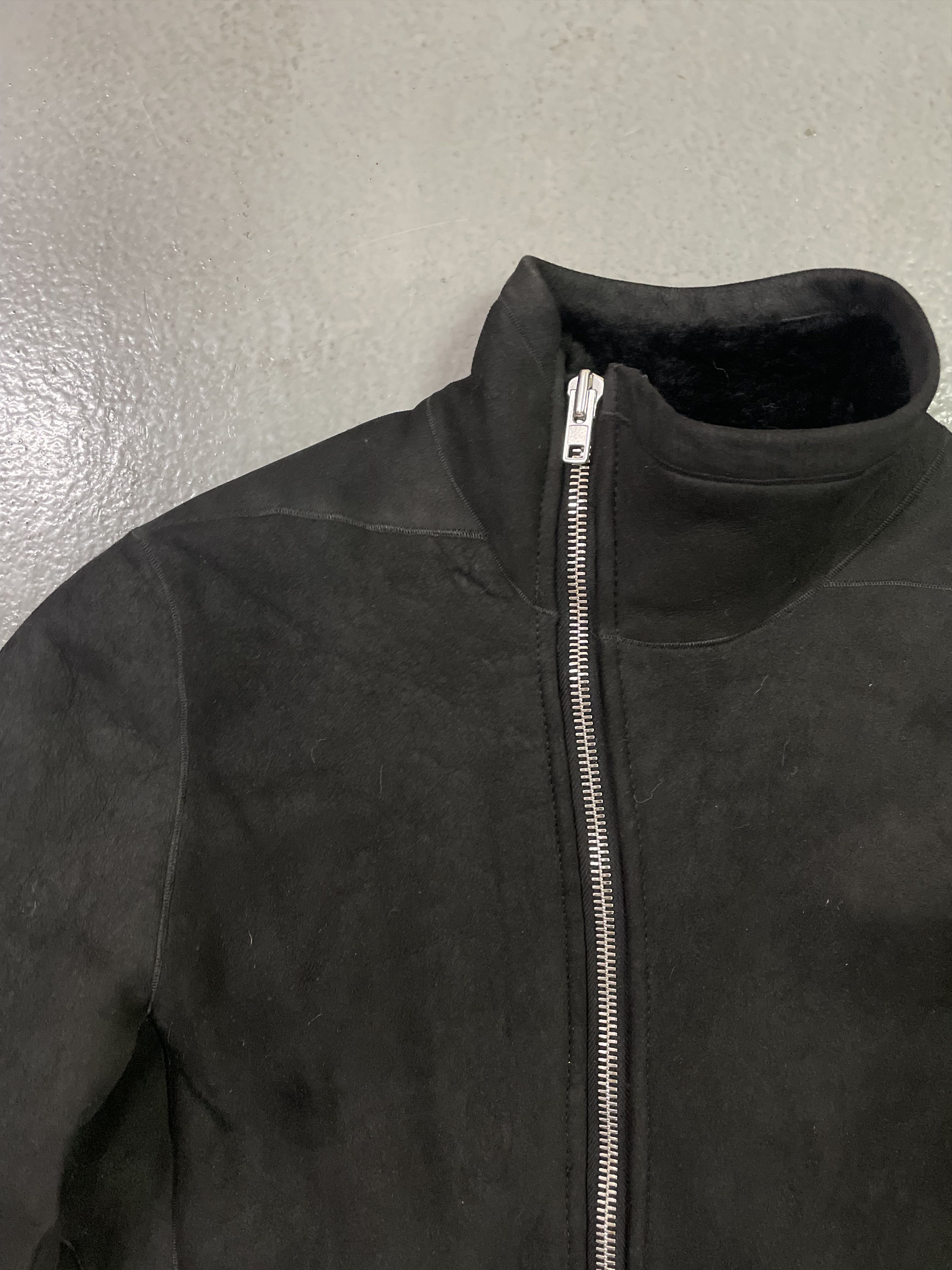 Rick Owens Rick Owens Blistered Lamb Leather Shearling Bauhaus Jacket Size US S / EU 44-46 / 1 - 3 Thumbnail