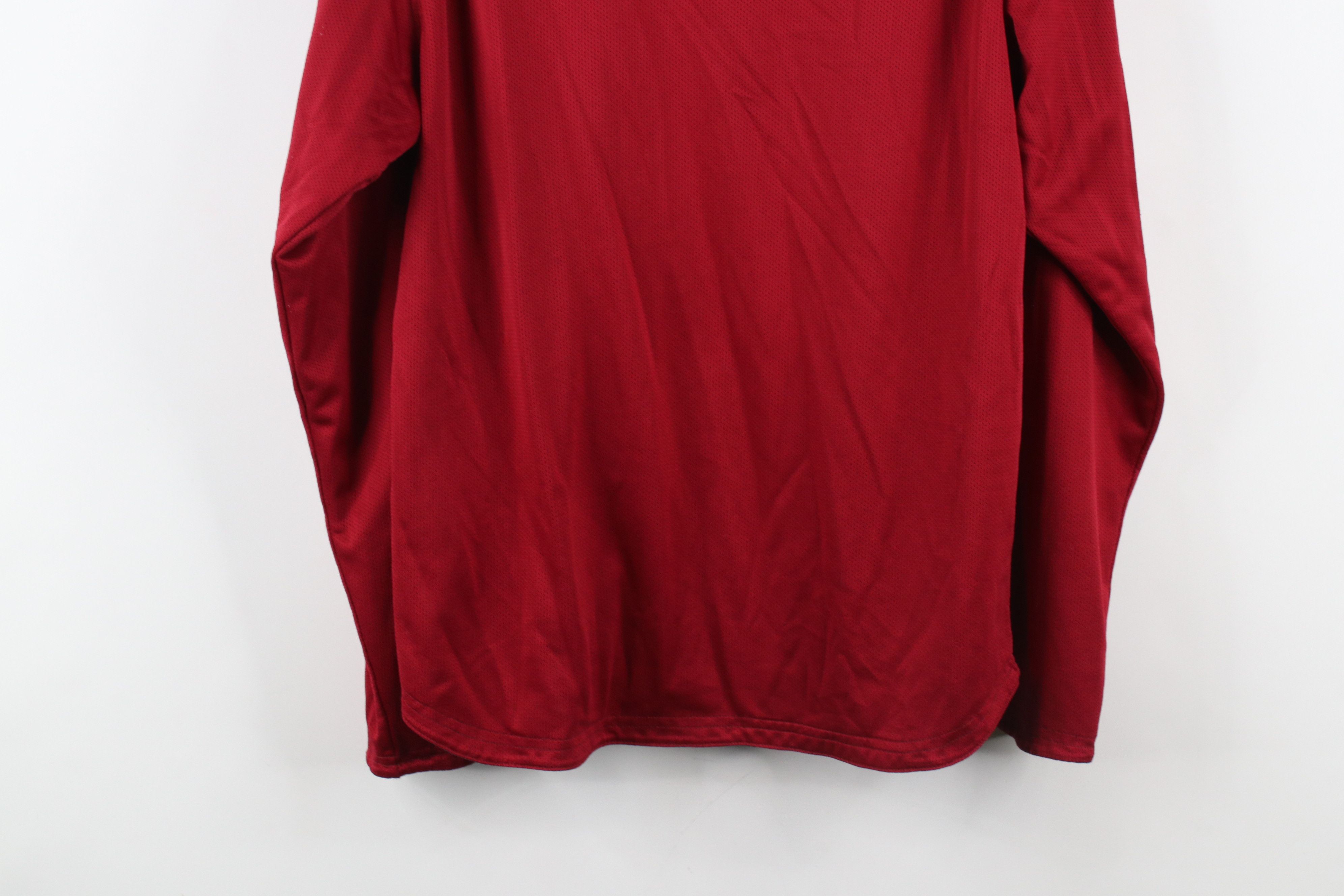 Nike × Vintage Vintage Nike Mini Swoosh Reversible Knit Hoodie Red Blue Size US S / EU 44-46 / 1 - 9 Thumbnail