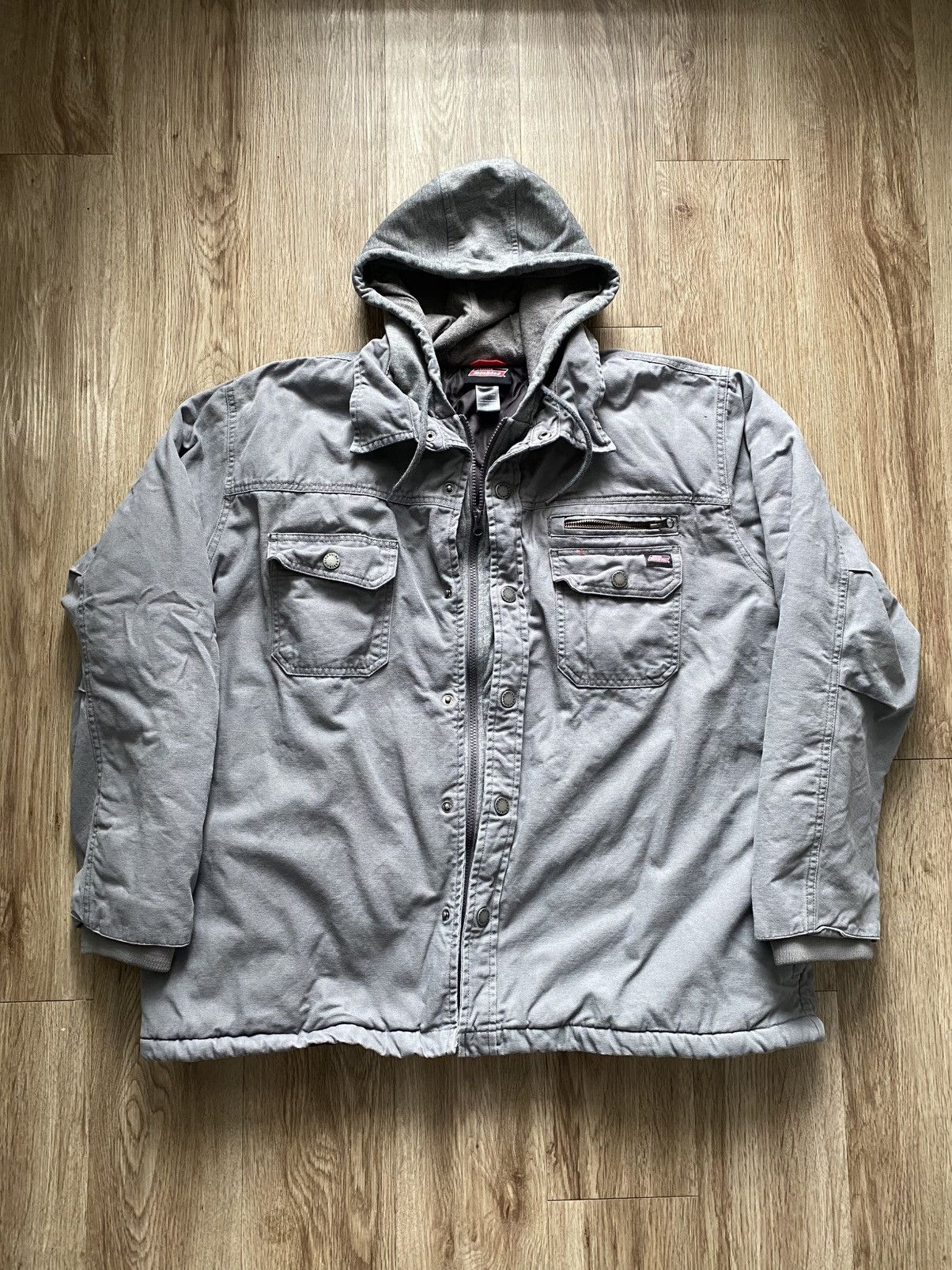 Dickies Dickies Zip Up 2in1 Hooded Work Jacket Size US XXL / EU 58 / 5 - 1 Thumbnail