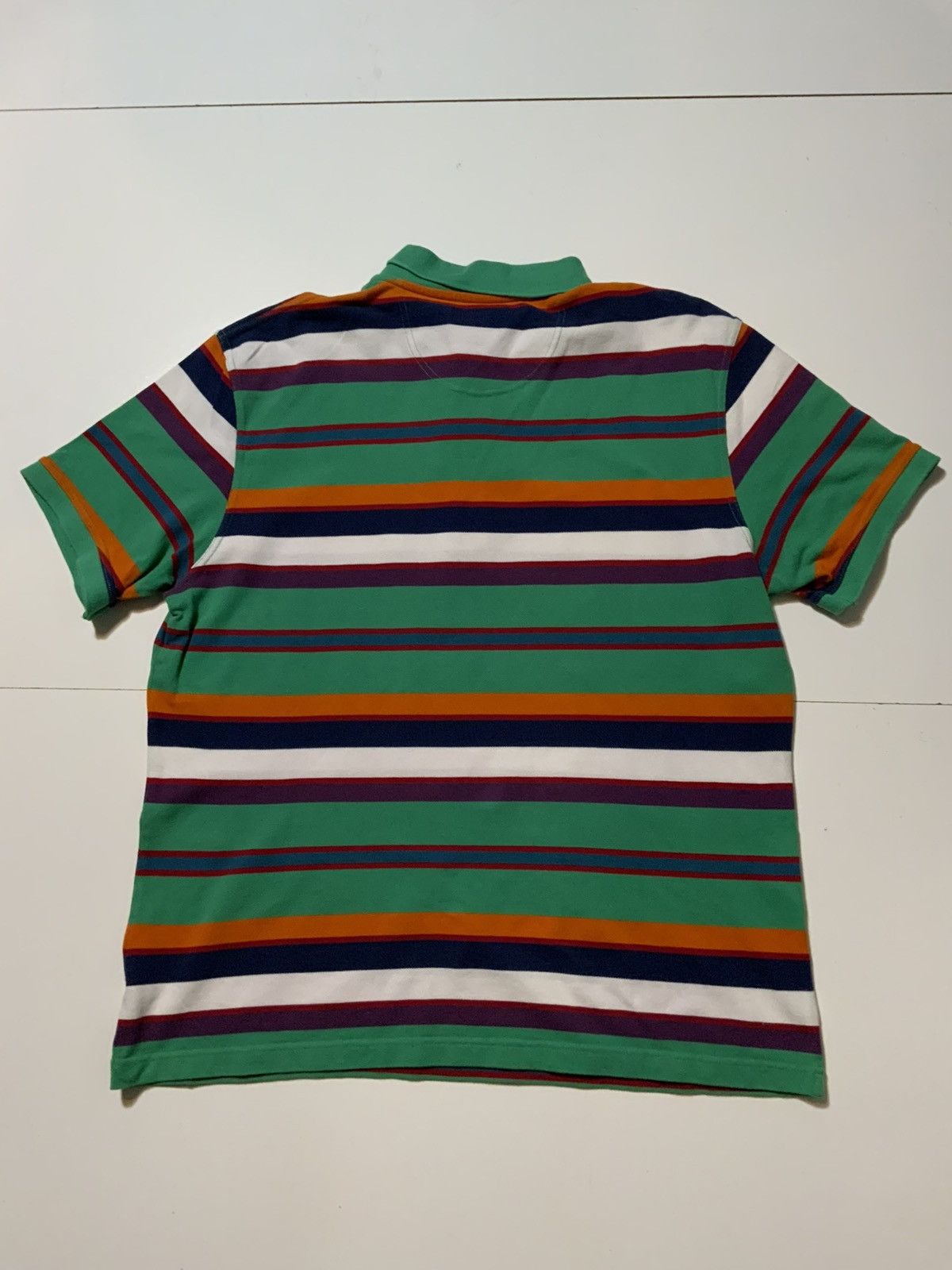 Barbour Barbour Striped Multicolored Rugby Embroidered Polo Shirt Size US XXL / EU 58 / 5 - 2 Thumbnail