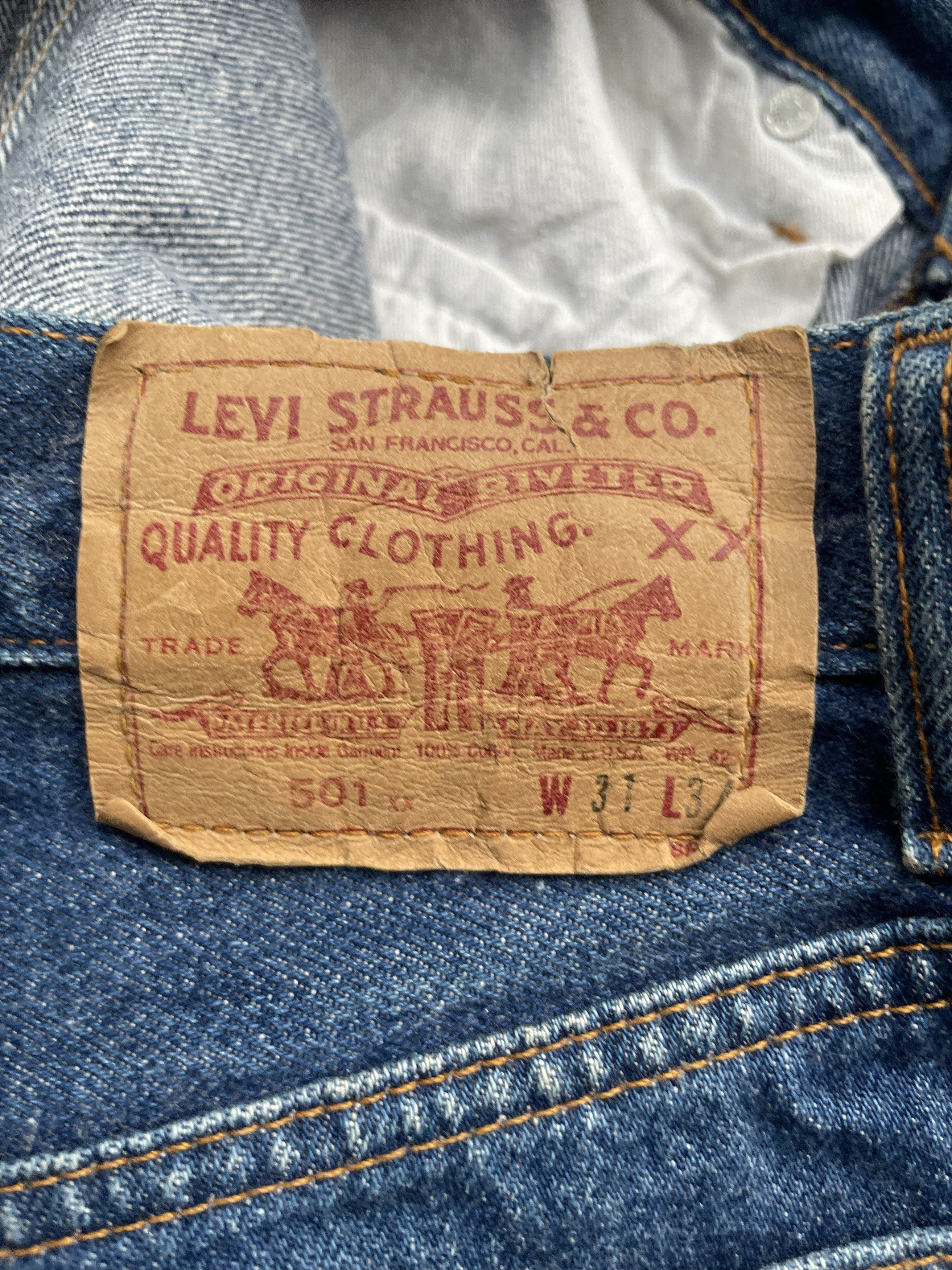 Levi's Vintage 1989 Levis 501 XX USA Size US 30 / EU 46 - 15 Thumbnail