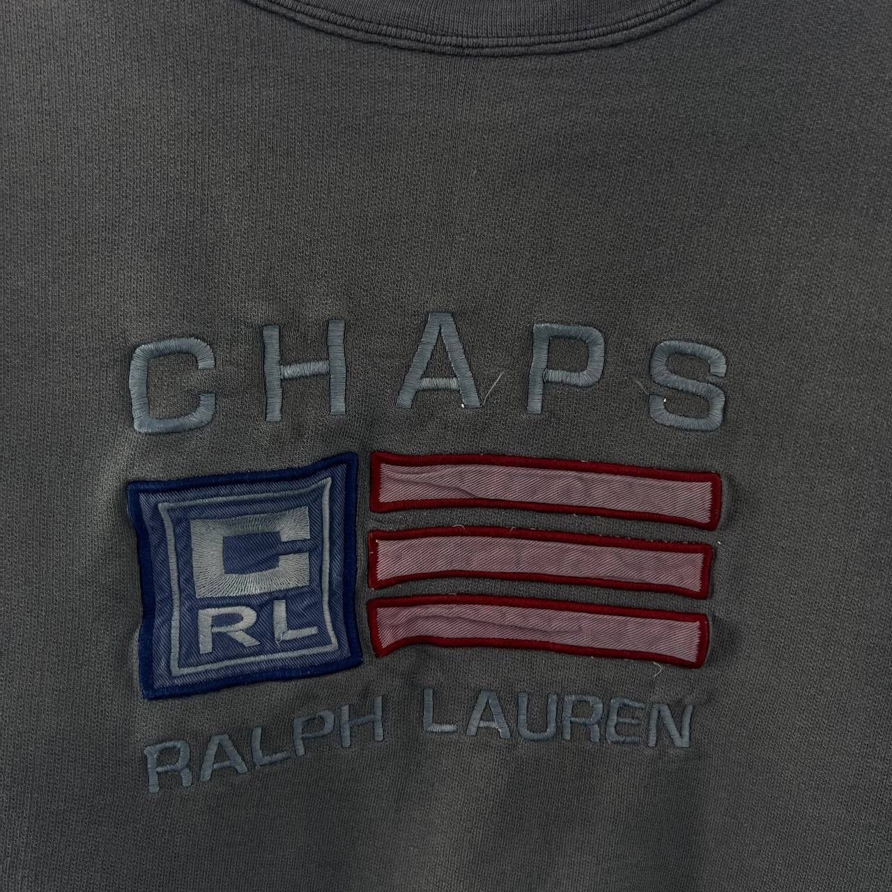 Chaps Ralph Lauren Vintage Y2K Chaps Ralph Lauren Big Logo Boxy Sweatshirt Size US L / EU 52-54 / 3 - 3 Thumbnail