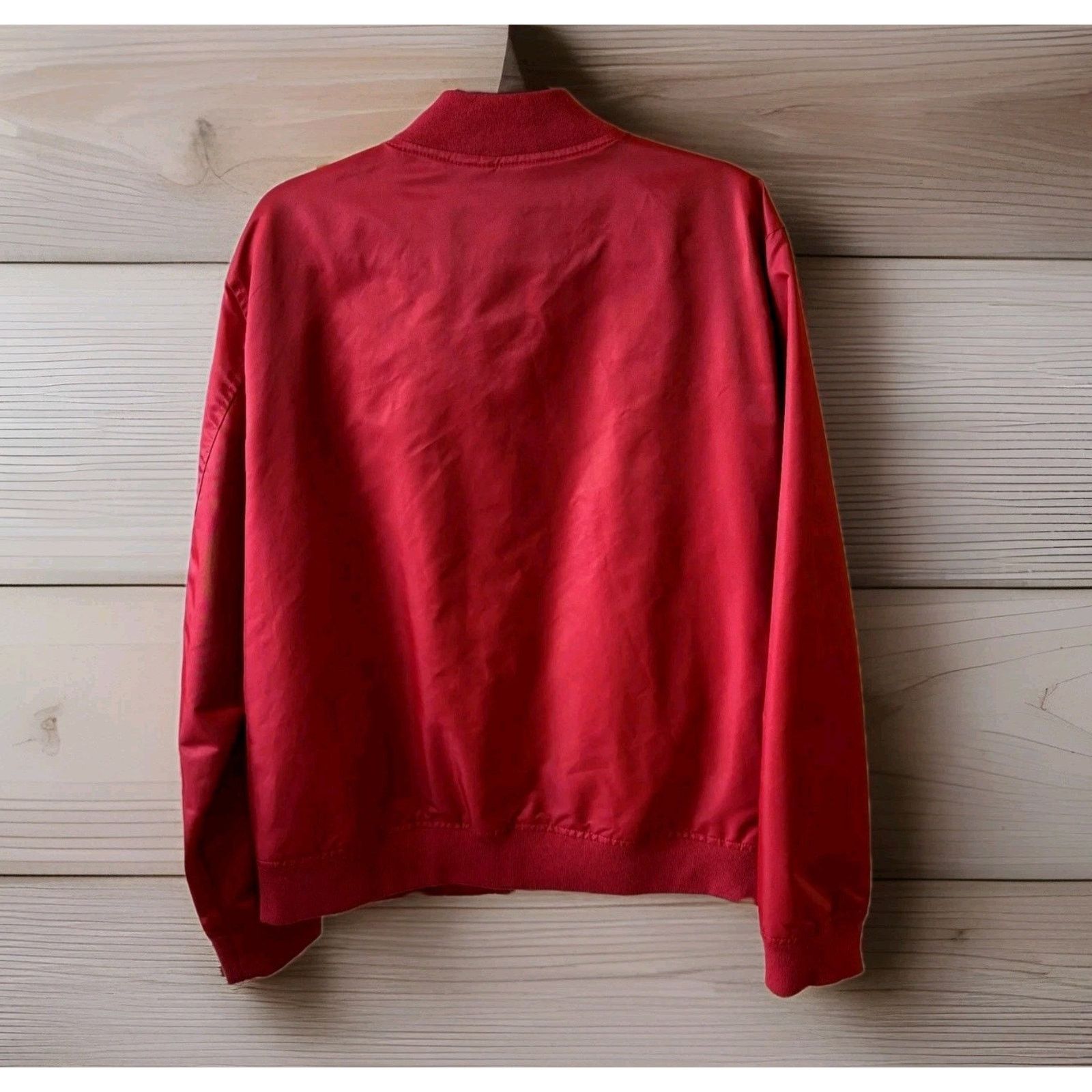 Levi's Levi's Men's Red Flight Satin Unfilled Ma-1 Bomber Jacket S Size US M / EU 48-50 / 2 - 3 Thumbnail