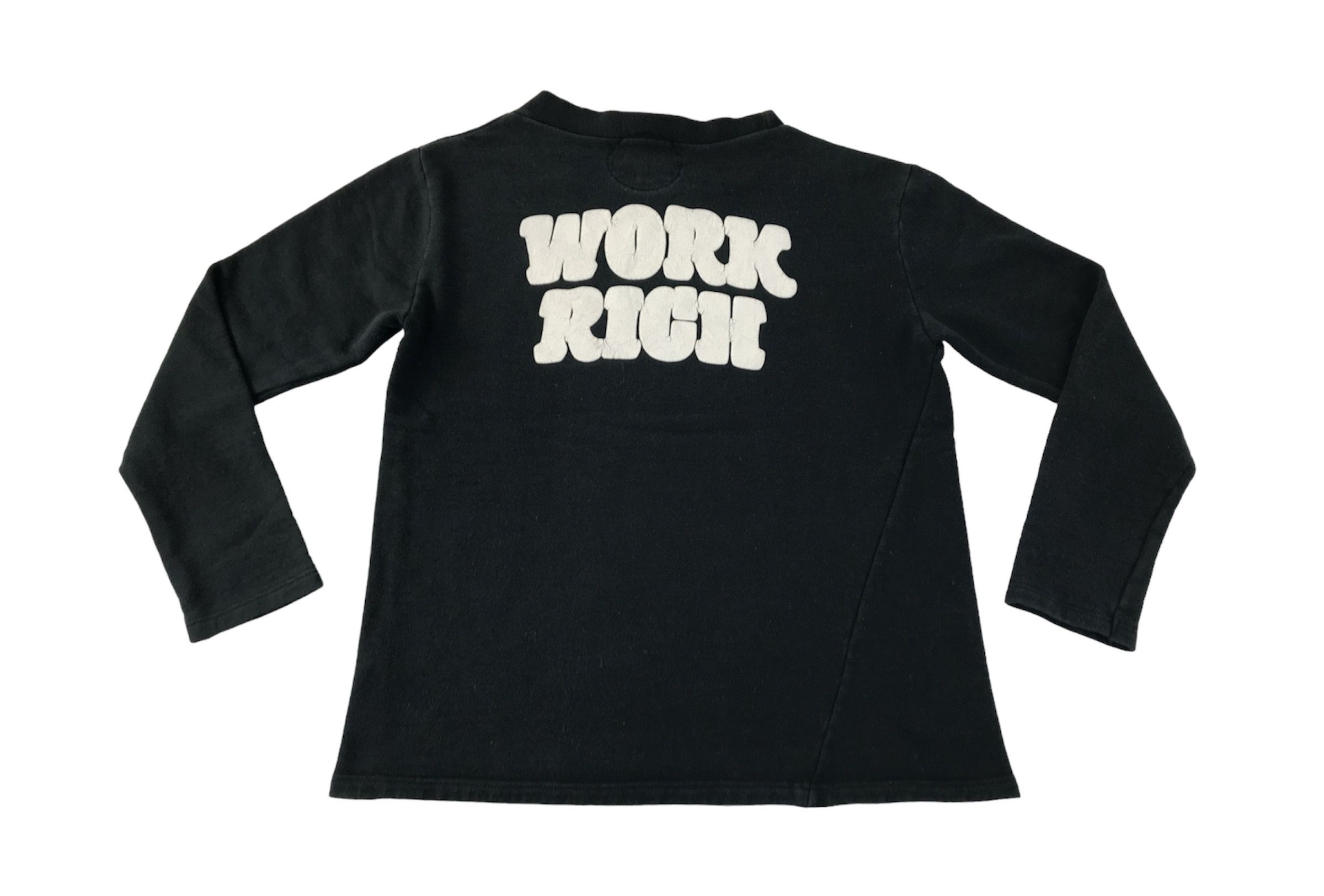 Japanese Brand Milk Boys Japan Work Rich Gold 18k Big Logo Design Pull Over Size US S / EU 44-46 / 1 - 1 Thumbnail