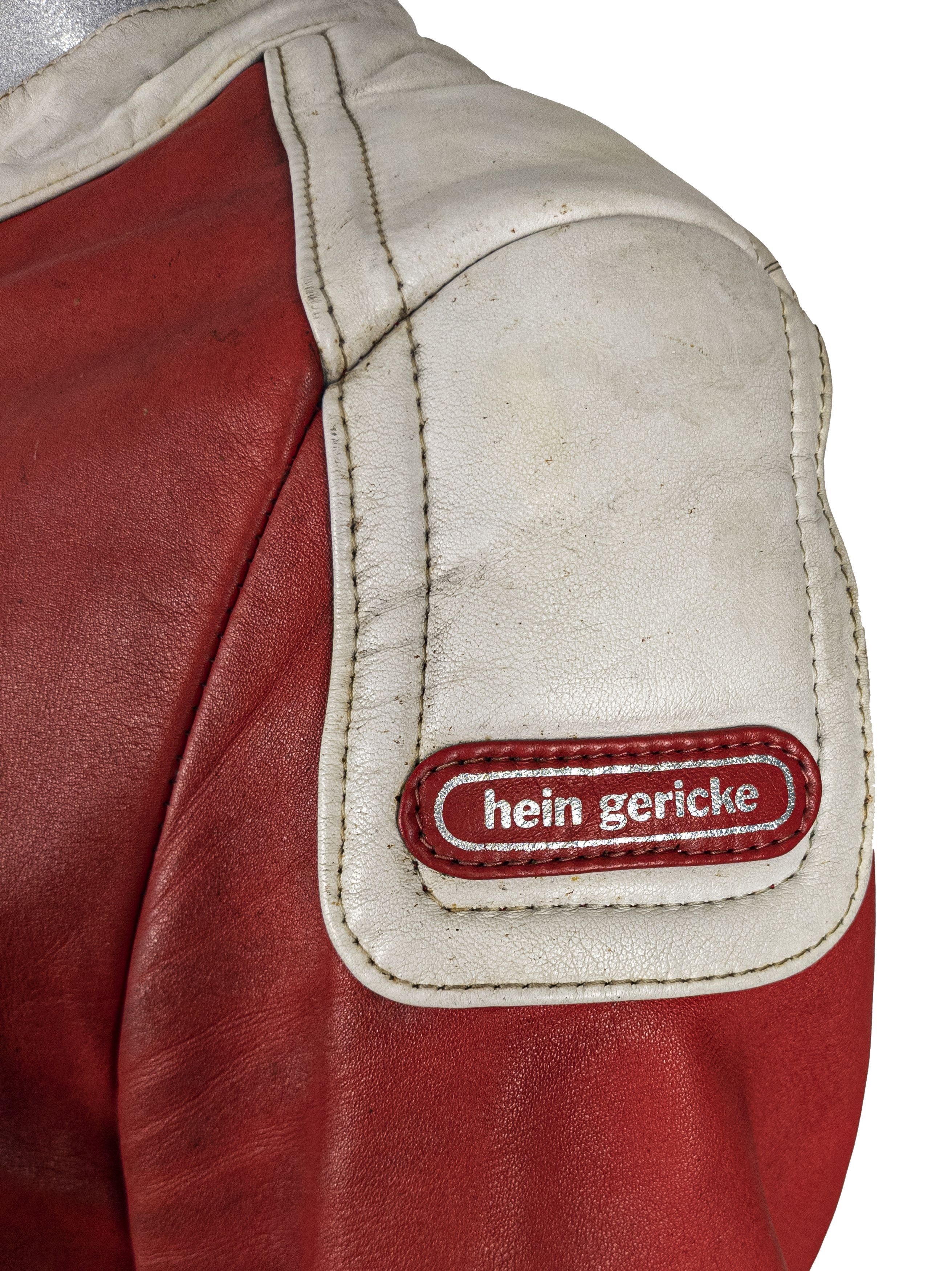 Hein Gericke Vintage HEIN GERICKE Red Leather Motorcycle Biker Jacket 80s Size US M / EU 48-50 / 2 - 13 Thumbnail