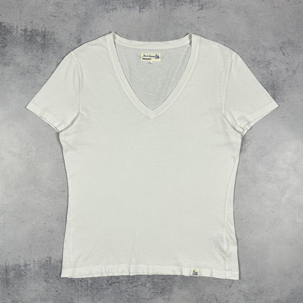 Merz B. Schwanen Merz B. Schwanen Basic V-Neck T Shirt Size M / US 6-8 / IT 42-44 - 2 Thumbnail