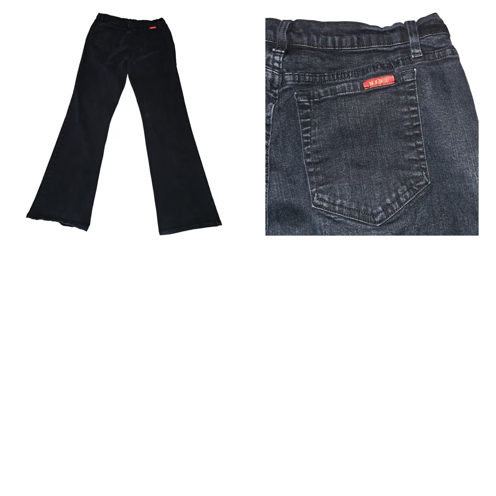 NYDJ NYDJ Womens Mid Rise Boot Cut Denim Stretch Workwear Blue Jeans Size 38" / US 16 / IT 52 - 8 Thumbnail