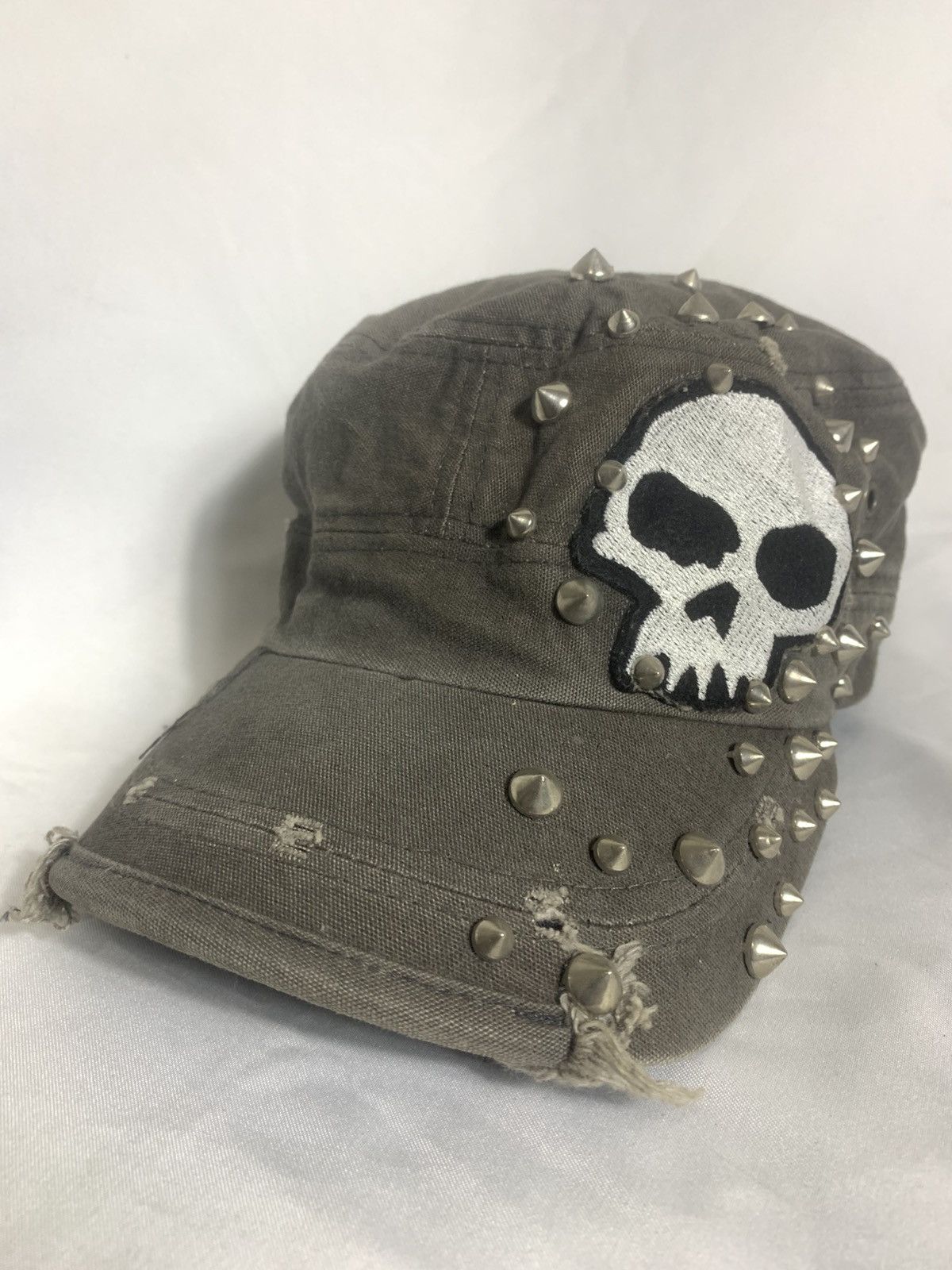 Japanese Brand Distressed Skull Comando Hats Size ONE SIZE - 1 Thumbnail