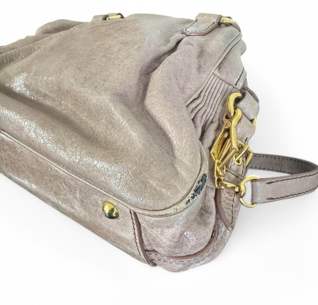 Miu Miu Miu Miu - Brown Handbag Shoulder Bag Leather Gold Hardware Size ONE SIZE - 10 Thumbnail