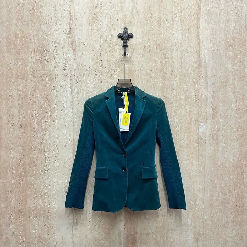 Gucci Gucci Blue stitched velvet suit jacket 2505-Nextarrow Size XS / US 0-2 / IT 36-38 - 1 Thumbnail