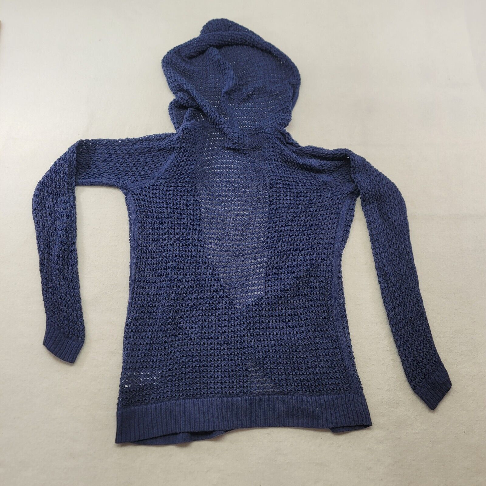 Gap Gap Casual Open Hooded Sweater Womens Size Extra Small Blue Size XS / US 0-2 / IT 36-38 - 9 Thumbnail