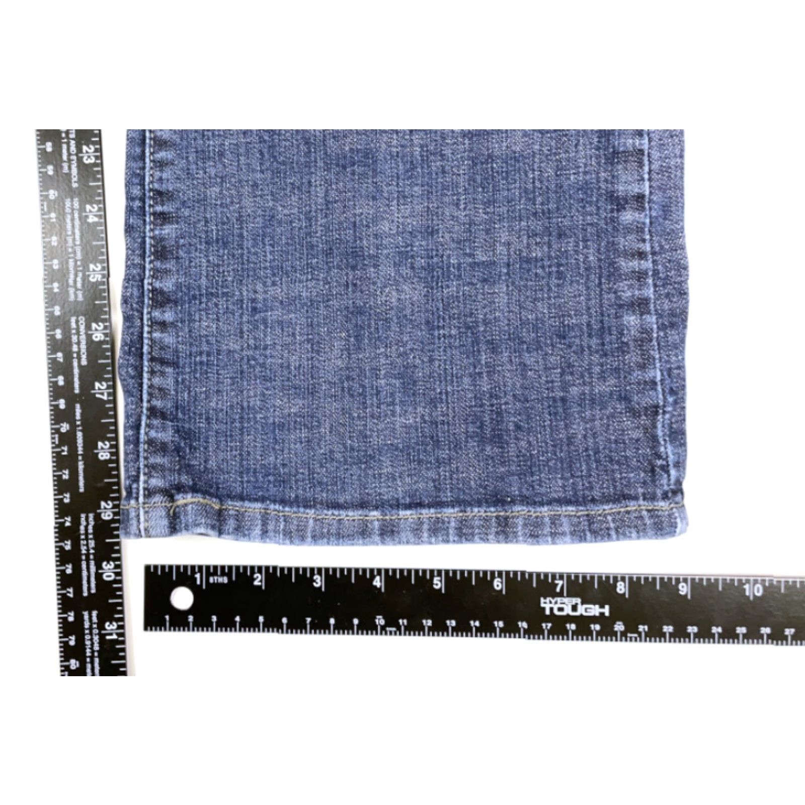 Levi's Levi's 512 Jeans Boot Cut Perfectly Slimming Medium Blue Wash Cotton Stretch 10 Women Size 32" / US 10 / IT 46 - 8 Thumbnail