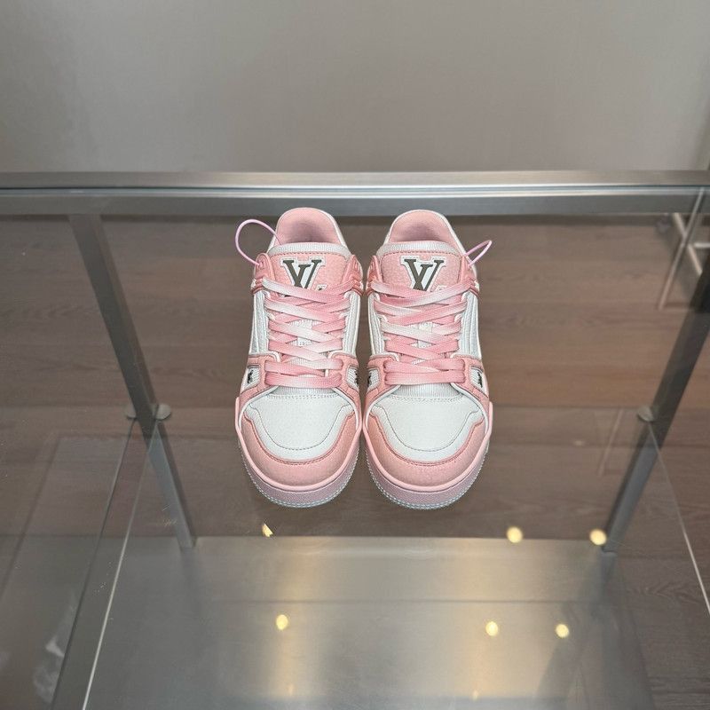 Louis Vuitton Louis Vuitton Trainer Low Top Sneakers for All -2508 Size US 6.5 / EU 39-40 - 5 Thumbnail