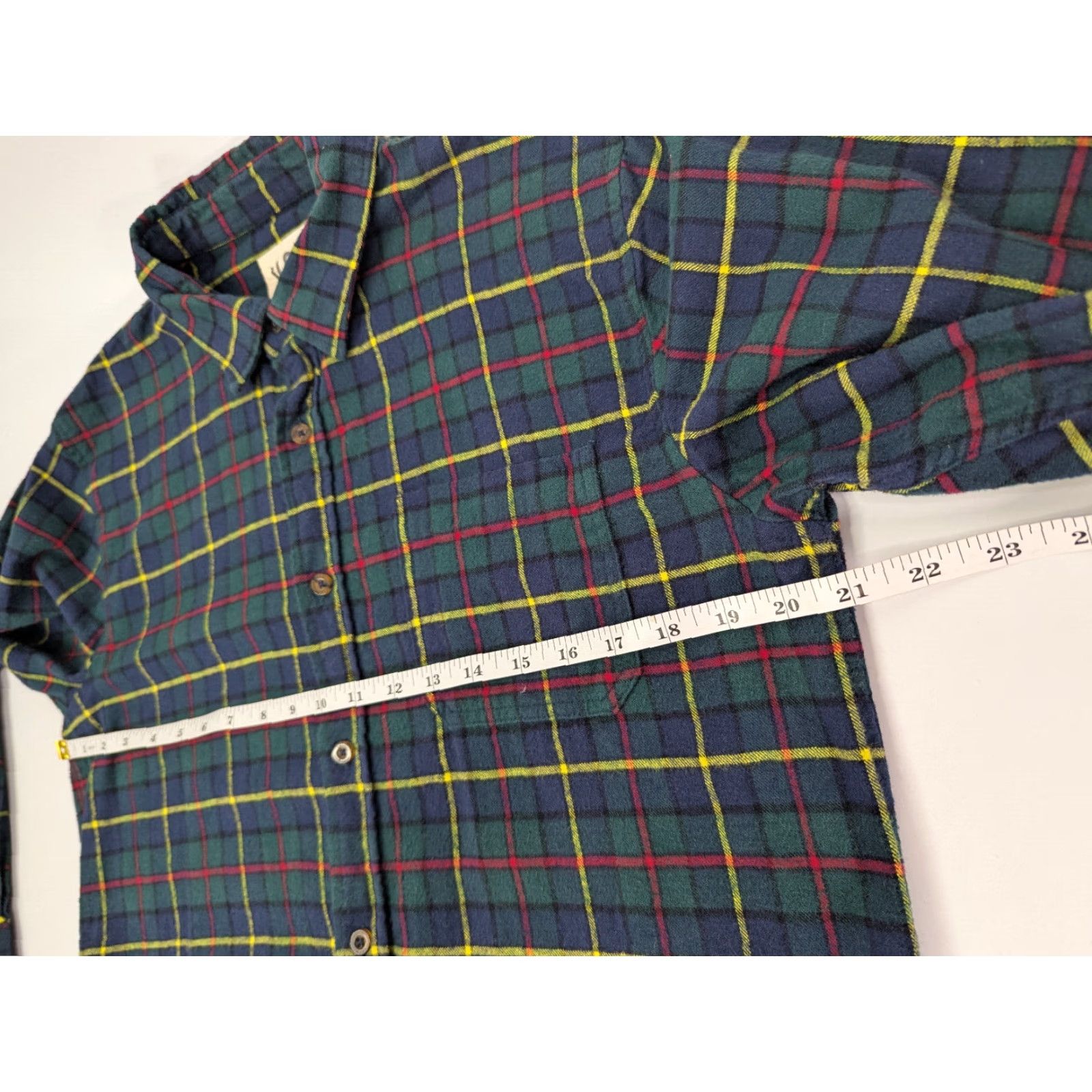 Swatch VSTR Premium Mens Flannel Long Sleeve Button Size Large Green Black Watch Plaid Size US L / EU 52-54 / 3 - 6 Thumbnail