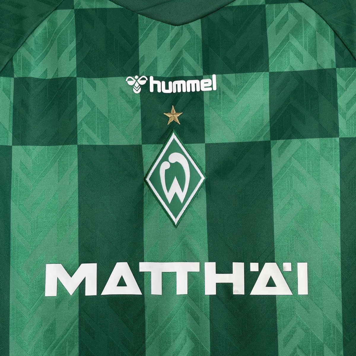 Hummel Werder Bremen Home Jersey Shirt Men 2024/2025 size S-M Size US S / EU 44-46 / 1 - 2 Thumbnail