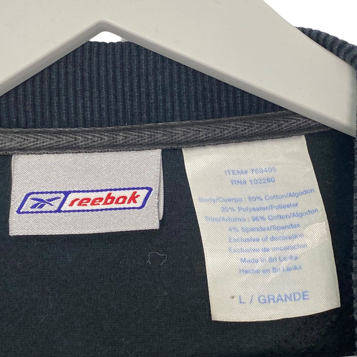 Other Vintage Reebok Sweatshirt Crewneck Black Small Logo Size L Size US L / EU 52-54 / 3 - 7 Thumbnail