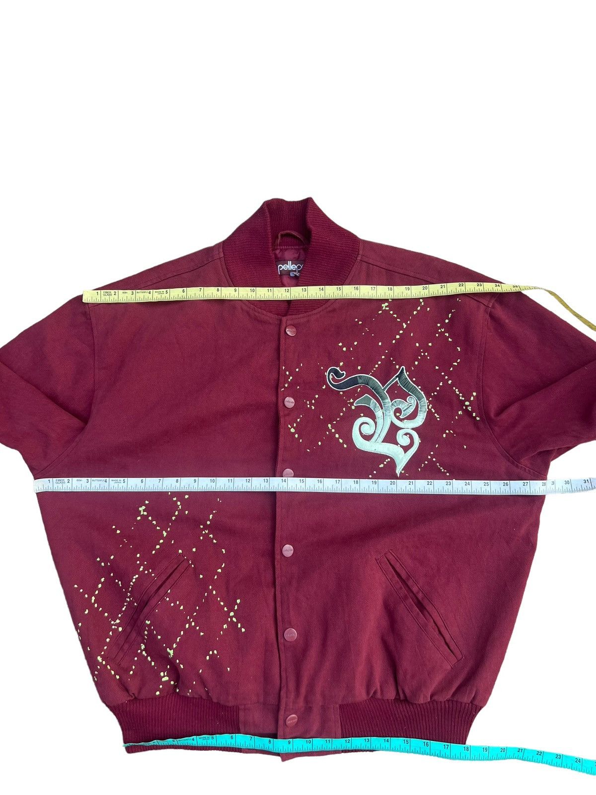 Pelle Pelle Vintage PELE PELE Embroidery SpellOut Oversize Bomber Jacket Size US L / EU 52-54 / 3 - 2 Thumbnail