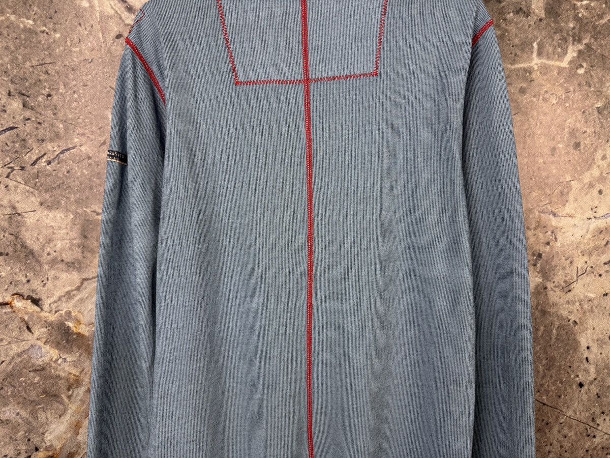 Parasuco Parasuco V-Neck Thermal Shirt Blue Red Y2K Long Sleeve Men’s Size US L / EU 52-54 / 3 - 12 Thumbnail