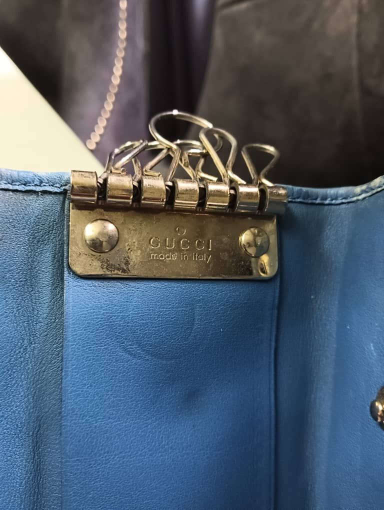 Gucci Vintage leather Gucci monogram key case Size ONE SIZE - 5 Thumbnail