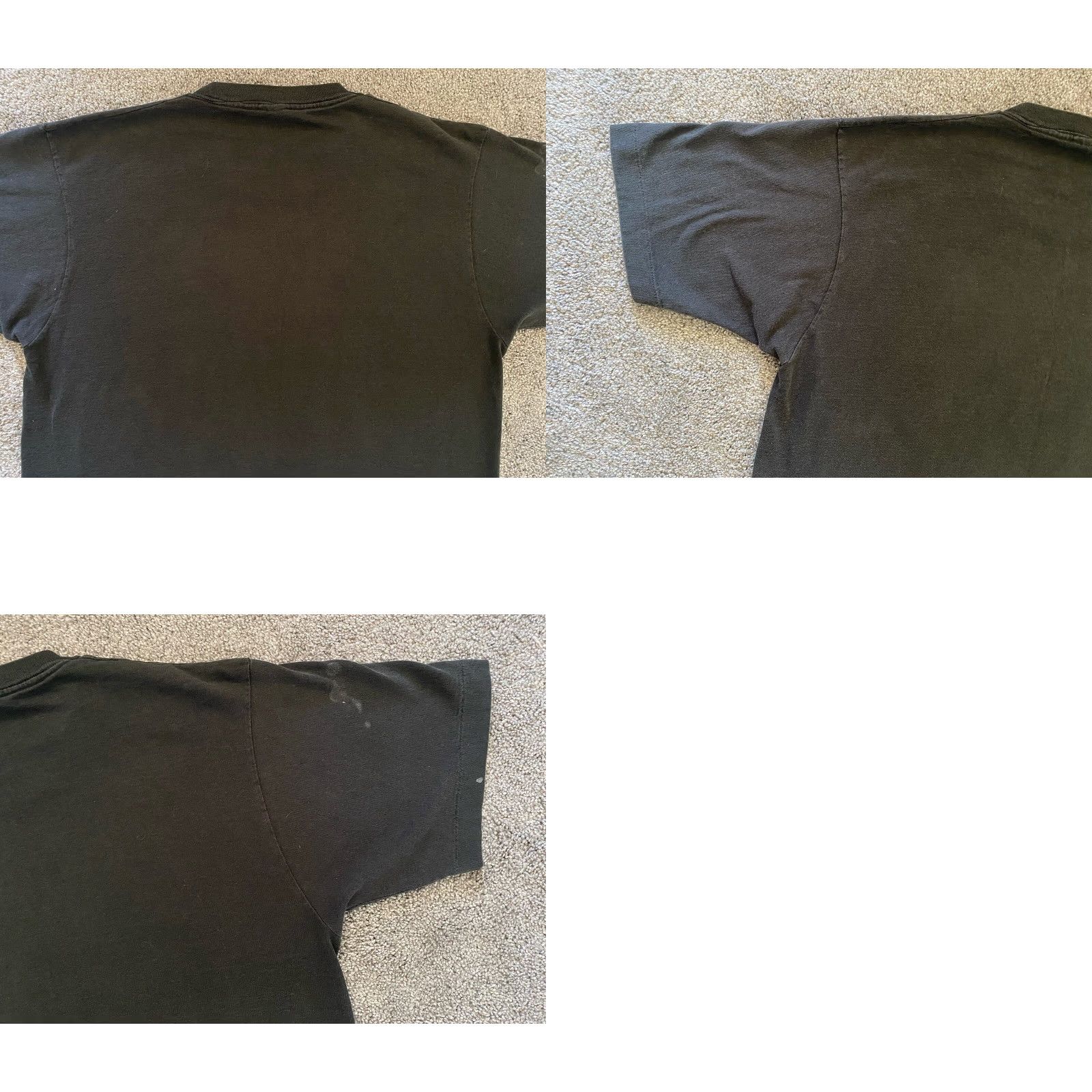 Fruit Of The Loom VINTAGE The American Spirit XL T-Shirt Made in USA Single Stitch Men Black 1991 1990s Patriotic USA Military Army USA Size US XL / EU 56 / 4 - 10 Thumbnail