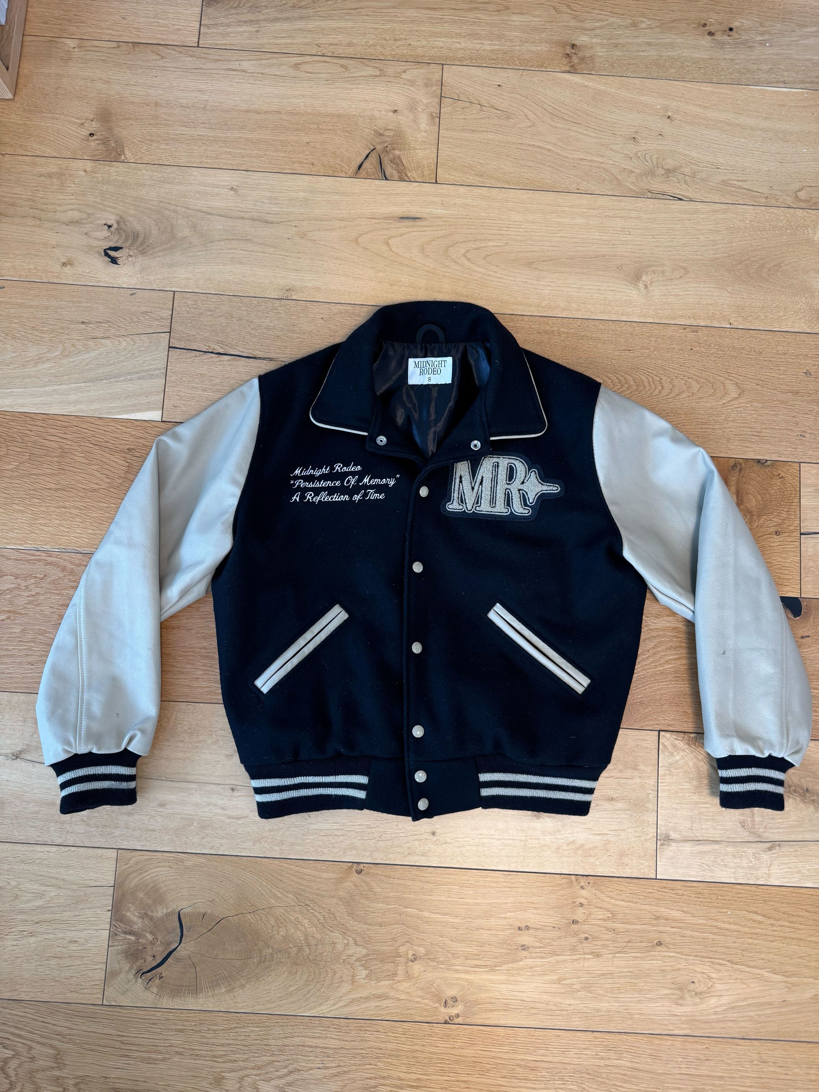 MIDNIGHT RODEO Persistance of Memory Wool & Leather Varsity Size US S / EU 44-46 / 1 - 4 Thumbnail