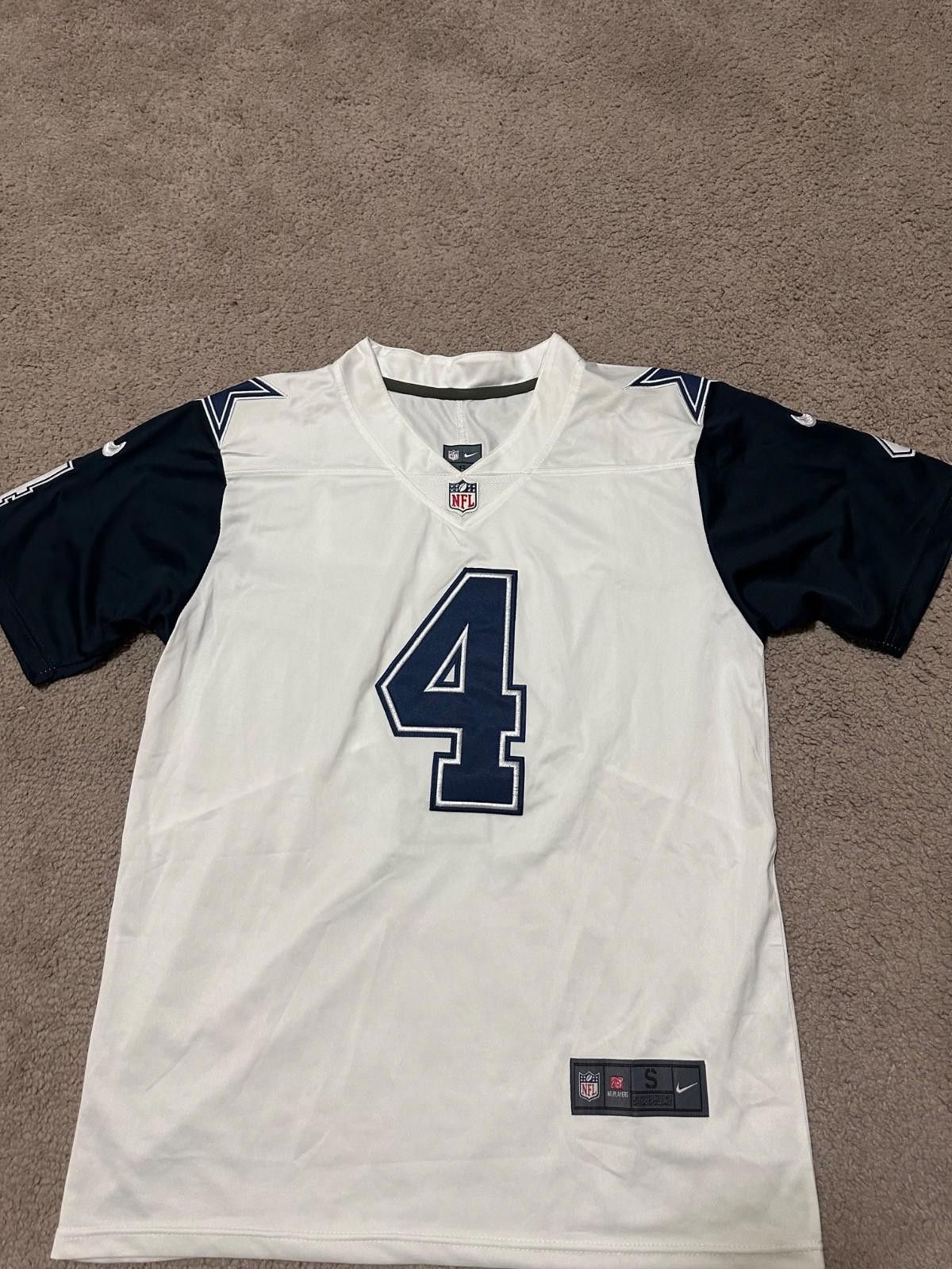 Nike Nike Vapor Limited Dak Prescott Dallas Cowboys NFL Jersey Size ONE SIZE - 3 Thumbnail