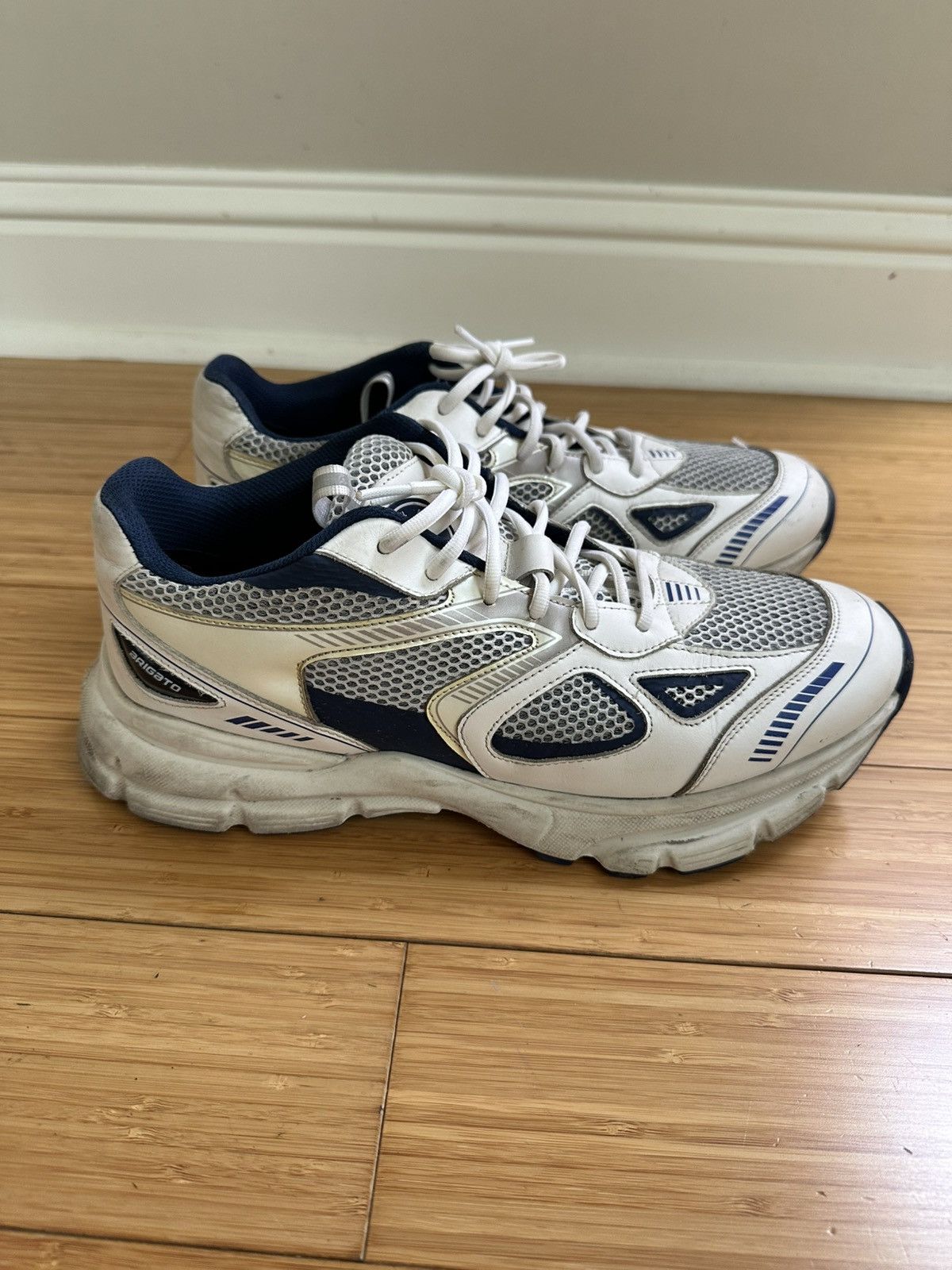 Helmut Lang Axel Arigato Marathon Runner White Blue Dad Sneakers 11 Size US 11 / EU 44 - 2 Thumbnail