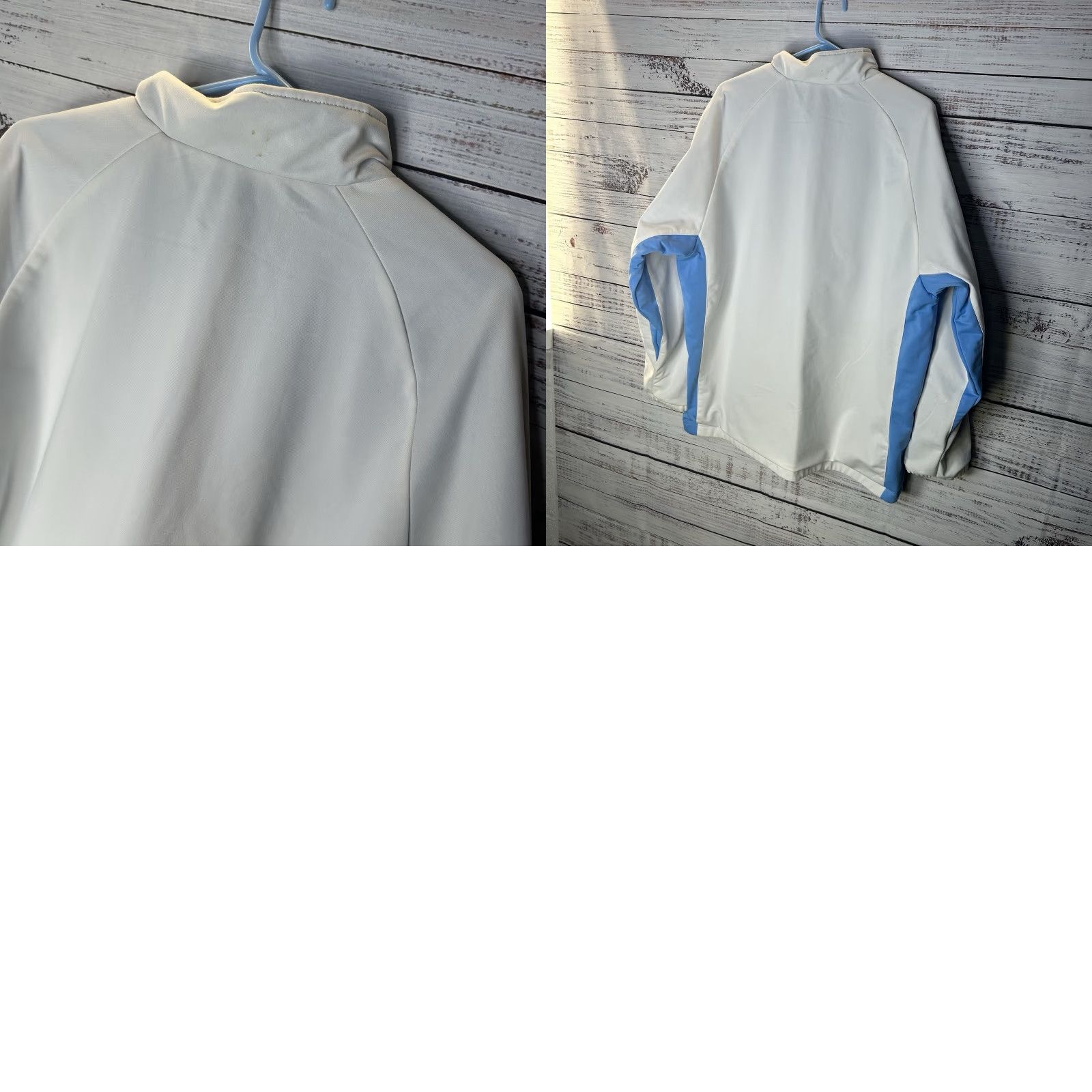 Nike VINTAGE Nike Reversible Jacket Track Coaches Carolina Blue White Oversized Large Size US L / EU 52-54 / 3 - 9 Thumbnail