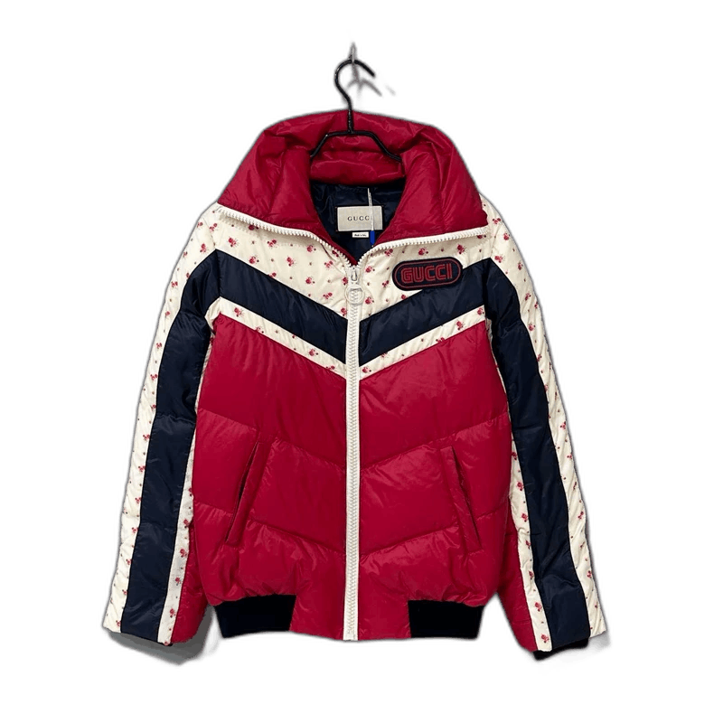 Gucci Gucci Padded Jacket with Floral Details Size S / US 4 / IT 40 - 1 Thumbnail
