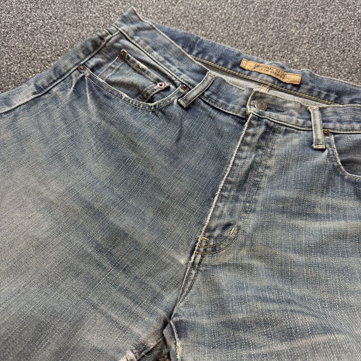 Undercover Vintage 90s S003 Uniqlo Faded Aging Denim Jeans Size US 35 - 12 Thumbnail
