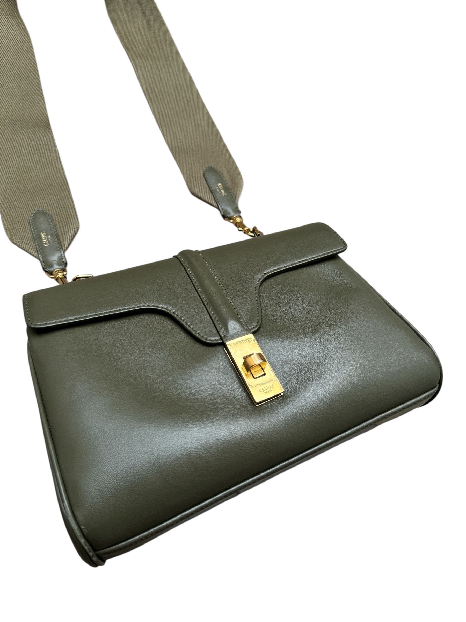Celine Celine 16 Bag in Khaki handbag Size ONE SIZE - 2 Thumbnail