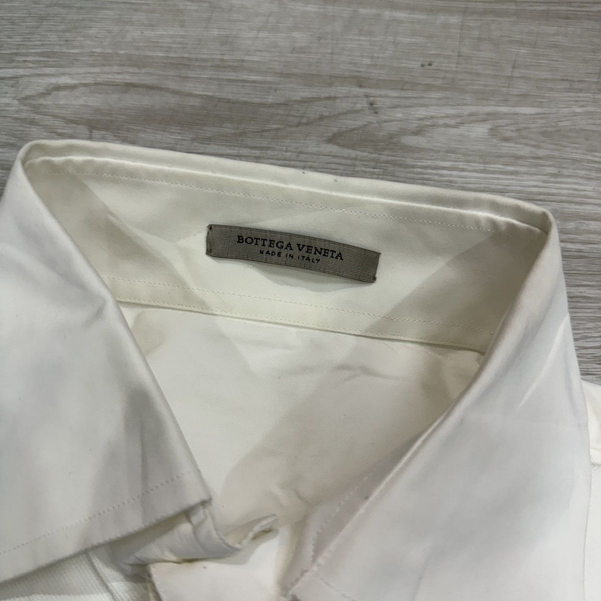 Bottega Veneta Bottega Veneta tuxedo white longsleeve button shirt wash cut Size US L / EU 52-54 / 3 - 4 Thumbnail