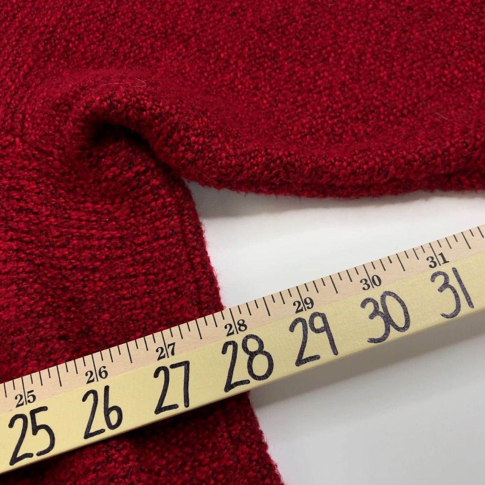J. Jill J. Jill 4X Knit Relaxed Women's Deep V-Neck Pullover Boxy Sweater Red Size XXL / US 16-18 / IT 52-54 - 7 Thumbnail
