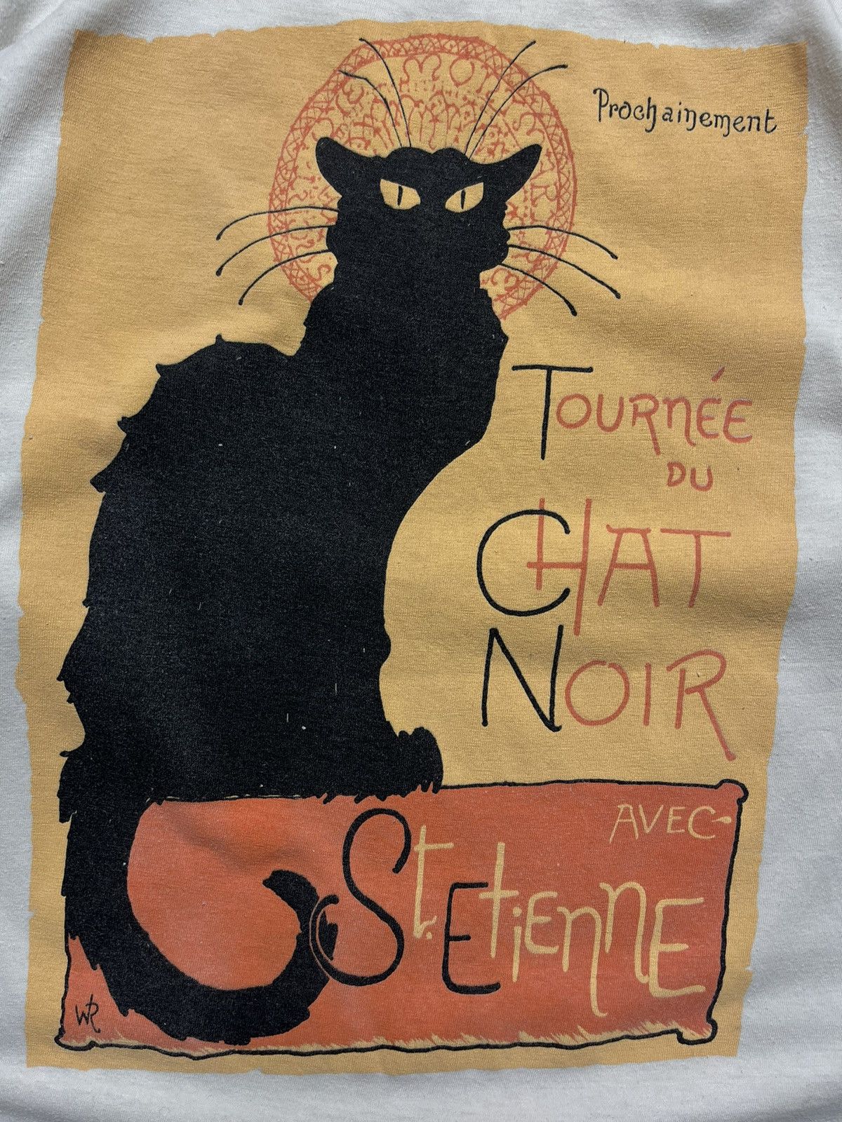 Band Tees × Vintage Rare Vintage 90s Tournee du chat noir poster art graphic tee Size US L / EU 52-54 / 3 - 4 Thumbnail