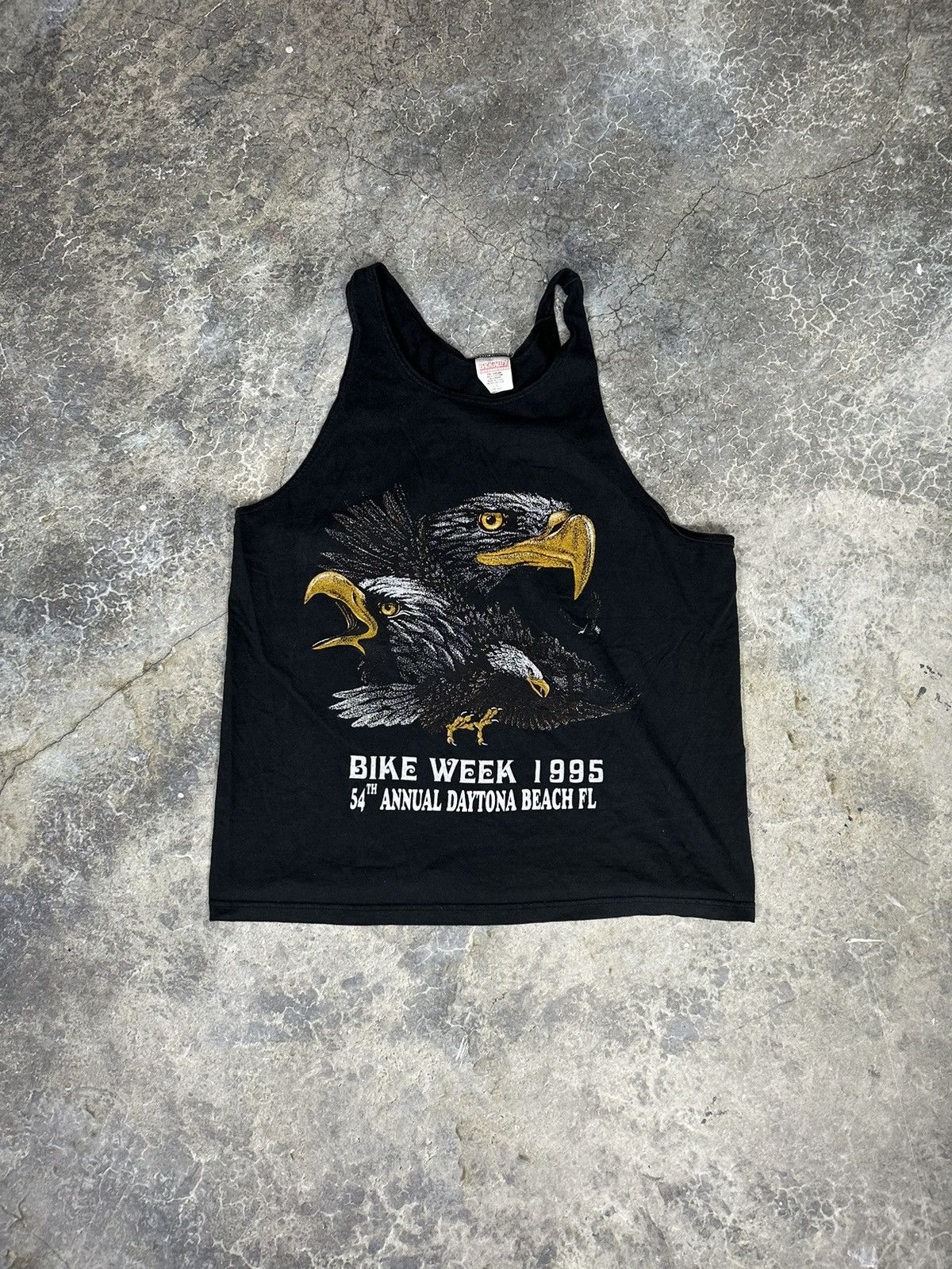 Vintage Vintage 90s Bike week Eagle Tank Top Size US L / EU 52-54 / 3 - 1 Thumbnail