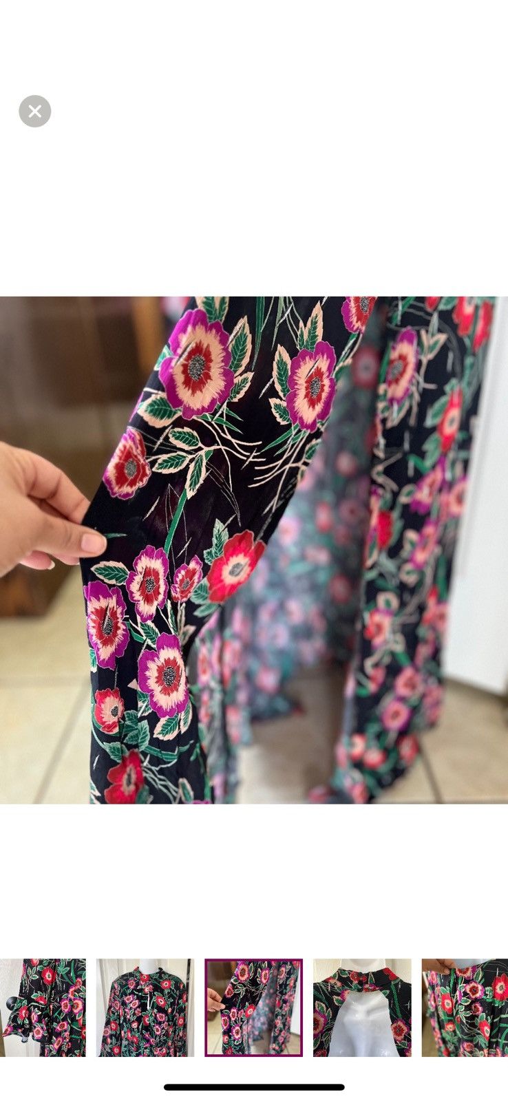 MISA Los Angeles NWT Misa Los Angeles $470 Backless floral Maxi Size XS / US 0-2 / IT 36-38 - 7 Thumbnail