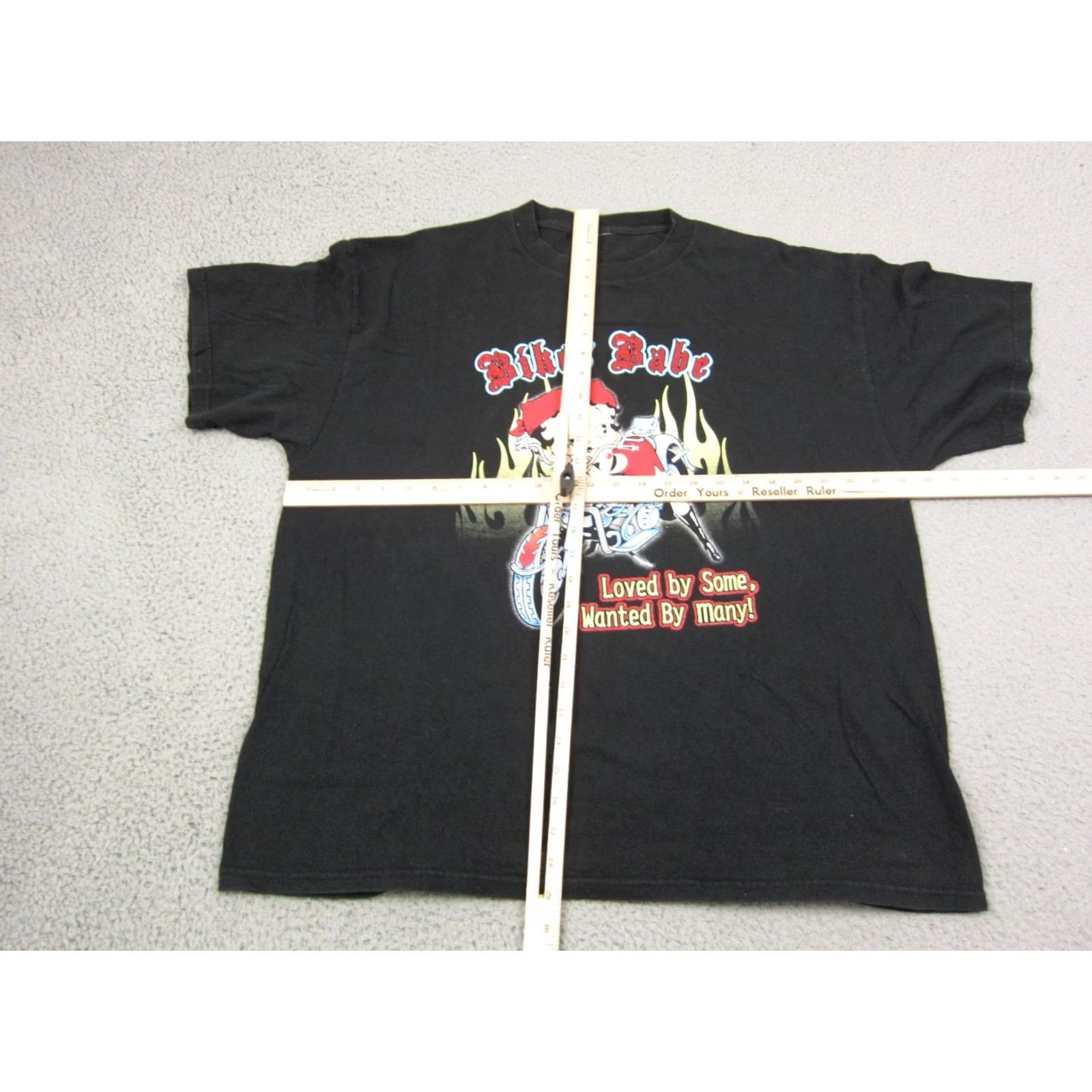 Vintage Vintage Betty Boop Shirt XL Black Motorcycle Biker 90s Mens T-Shirt Betty Boop, Motorcycle, Biker, 90s, XL, Black, Men Size US XL / EU 56 / 4 - 7 Thumbnail