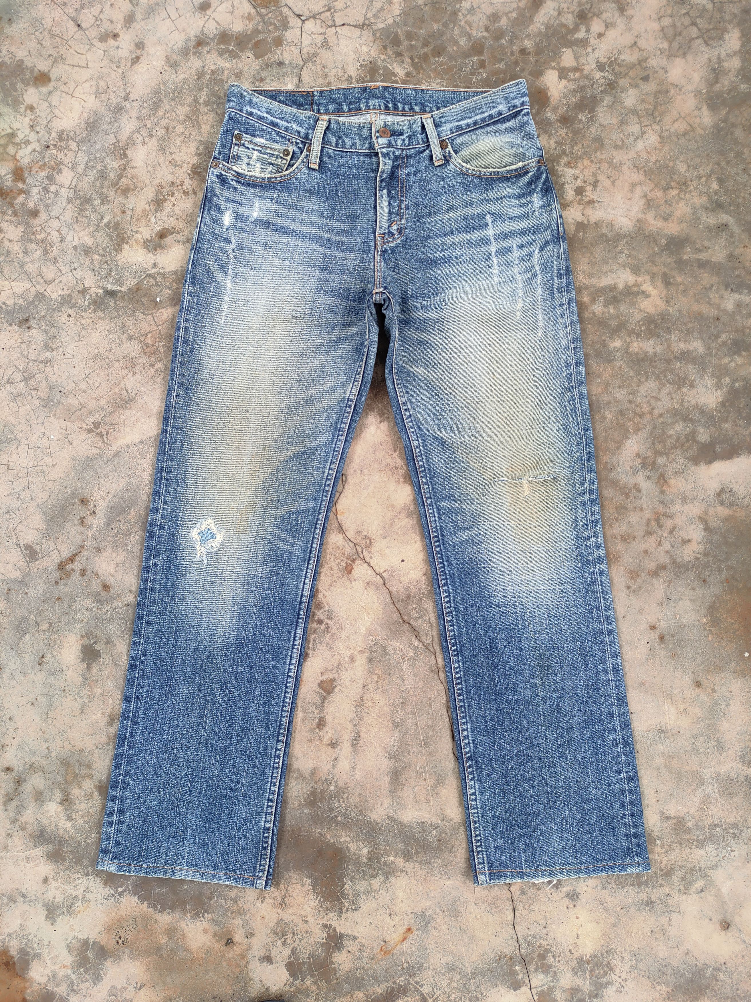 Levi's Vintage Clothing Vintage Levi's 533 faded ripped jeans denim pants Size US 32 / EU 48 - 2 Thumbnail