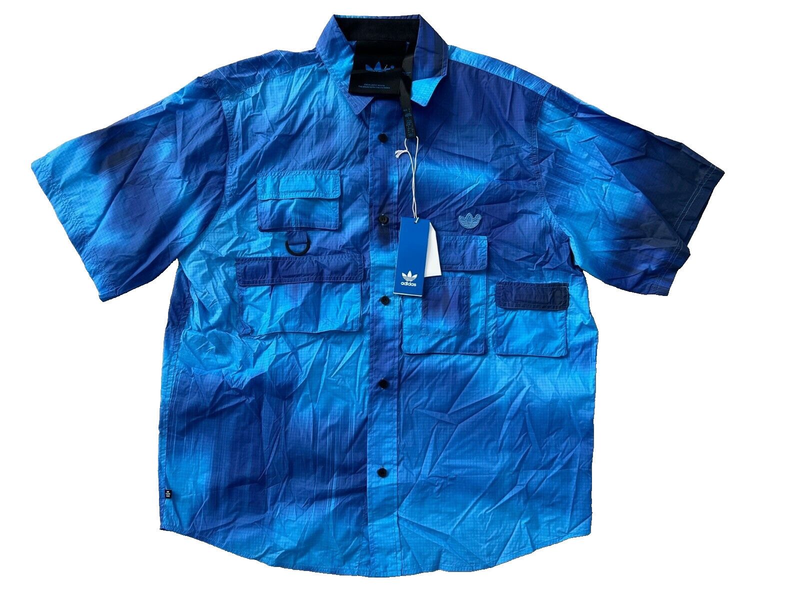 Adidas Adidas HD4809 Blue Version Arkive Button Shirt ( S ) Size US S / EU 44-46 / 1 - 3 Thumbnail