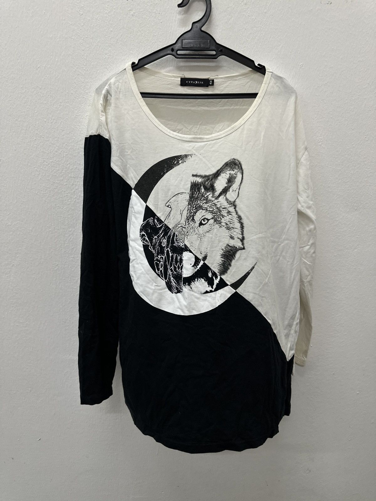 CIVARIZE Civarize Japan Punk Reconstruct Black/White L/S Size US M / EU 48-50 / 2 - 16 Thumbnail